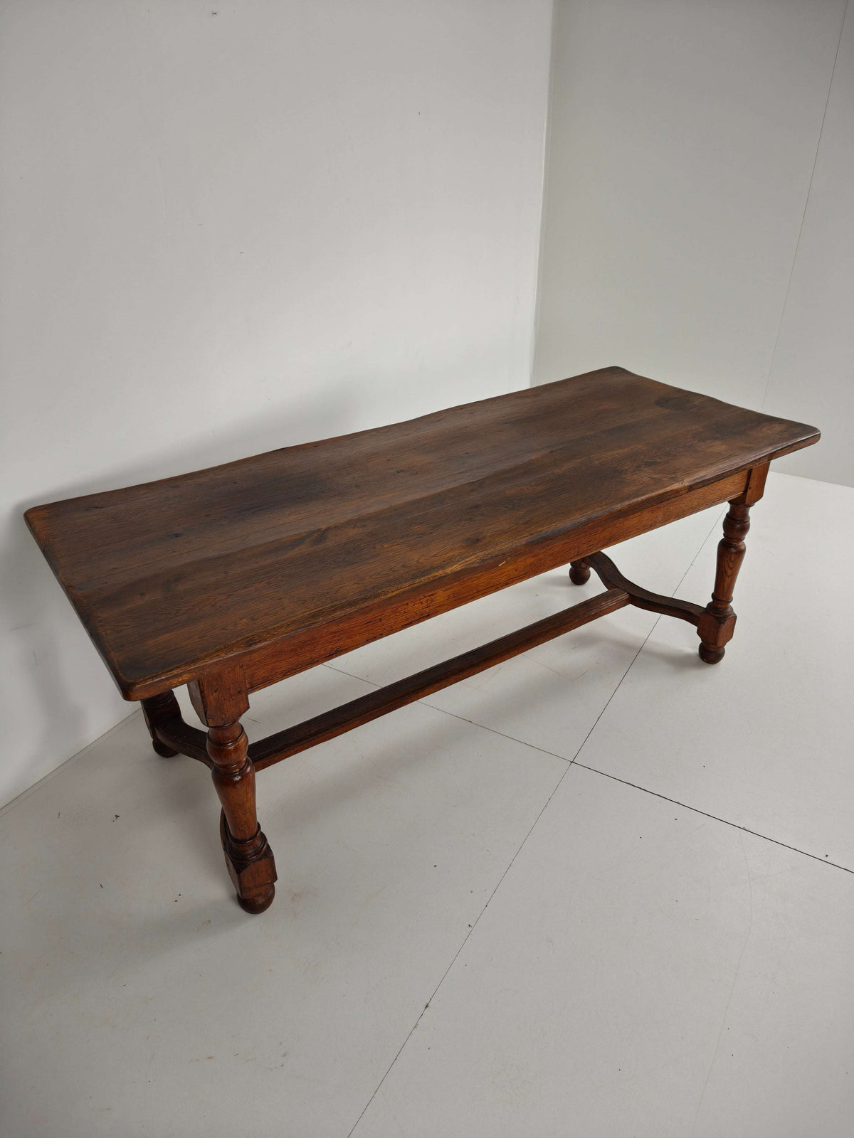 French Antique Oak Farmhouse Table – 20th Century French Antique Oak Farmhouse Table – 20th Century