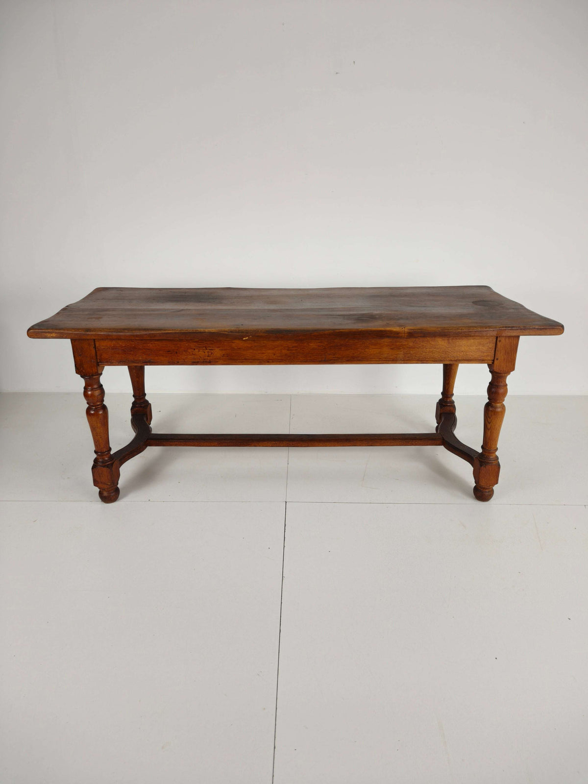French Antique Oak Farmhouse Table – 20th Century French Antique Oak Farmhouse Table – 20th Century