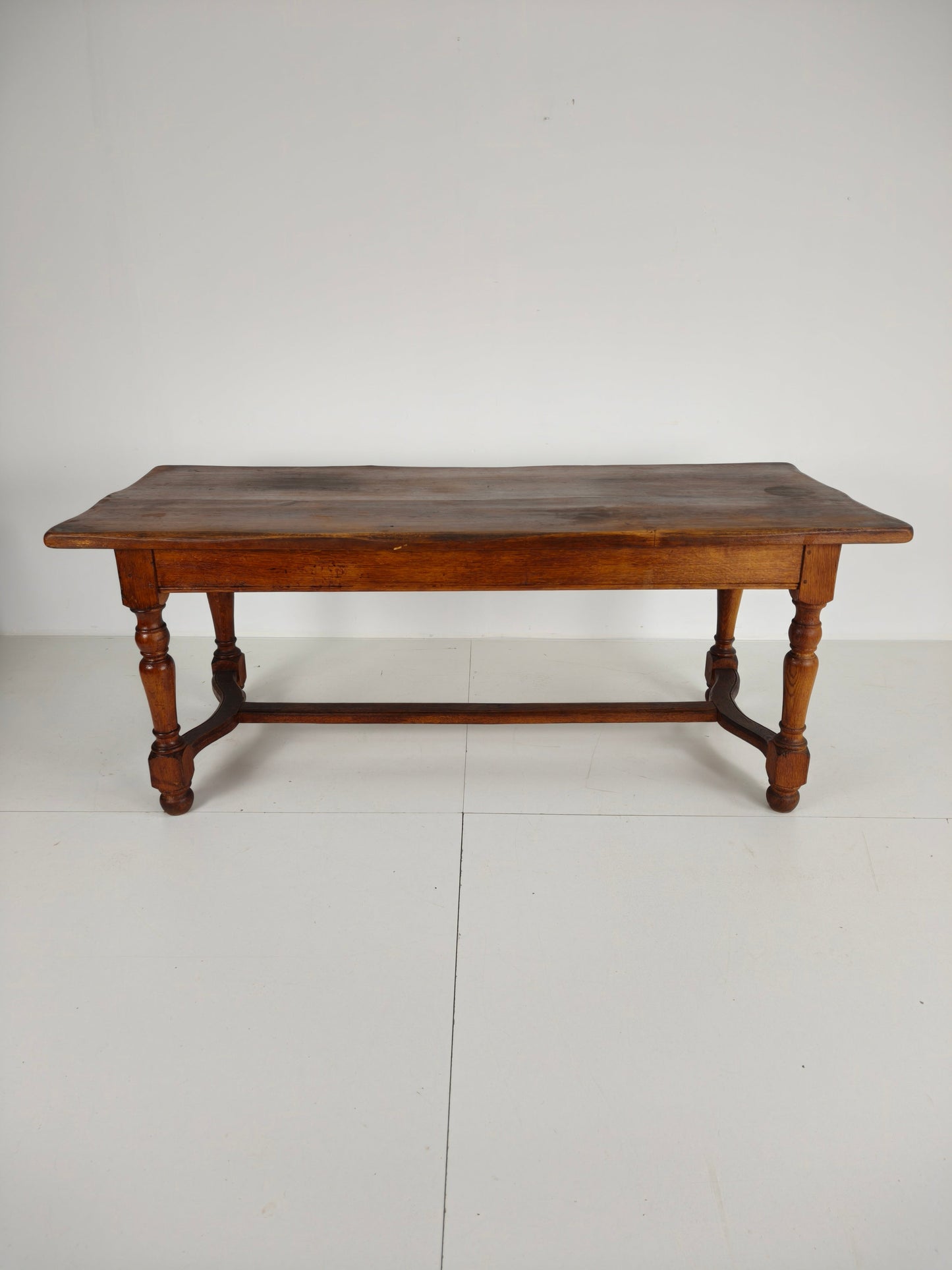 French Antique Oak Farmhouse Table – 20th Century French Antique Oak Farmhouse Table – 20th Century
