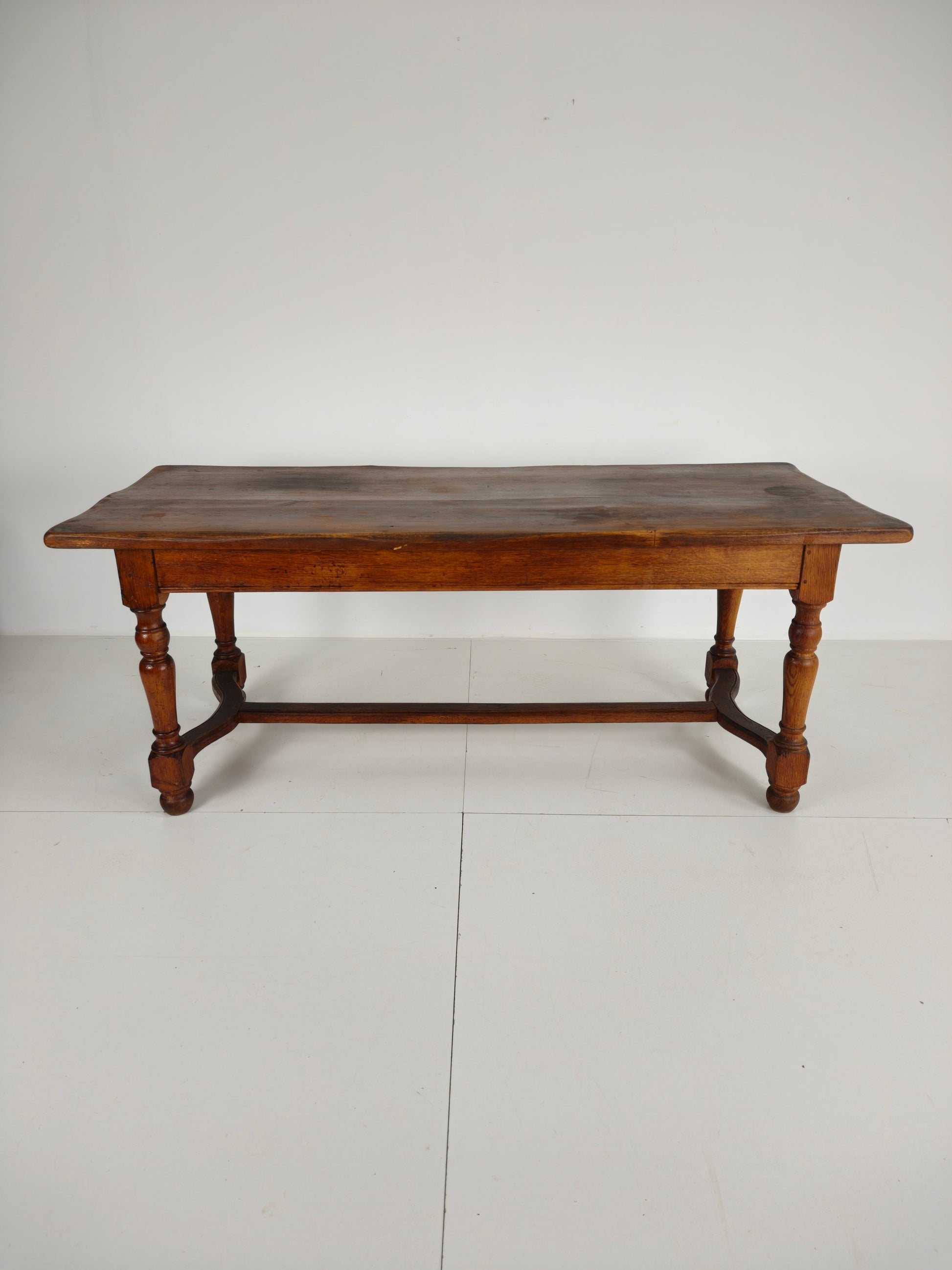 French Antique Oak Farmhouse Table – 20th Century French Antique Oak Farmhouse Table – 20th Century