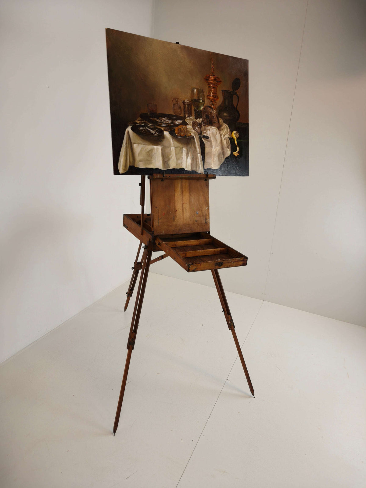 French Metamorphic Traveling Painter’s Box Easel – Grumbacher – BREV. S.G.D.G. French Metamorphic Traveling Painter’s Box Easel – Grumbacher – BREV. S.G.D.G.