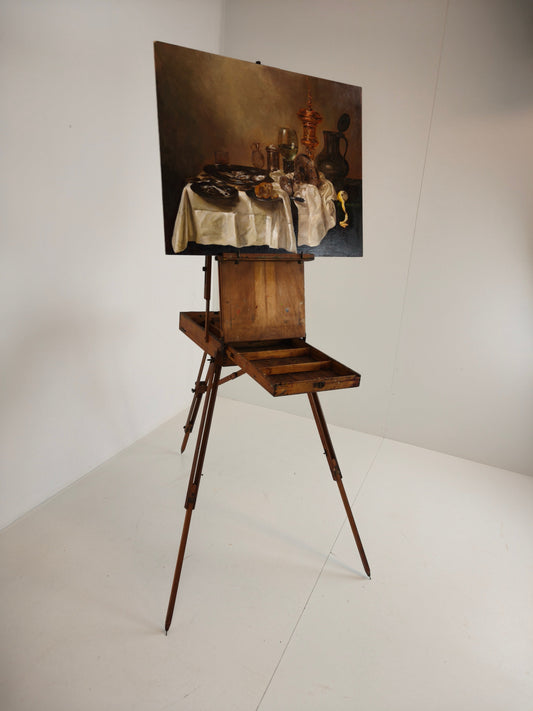 French Metamorphic Traveling Painter’s Box Easel – Grumbacher – BREV. S.G.D.G. French Metamorphic Traveling Painter’s Box Easel – Grumbacher – BREV. S.G.D.G.