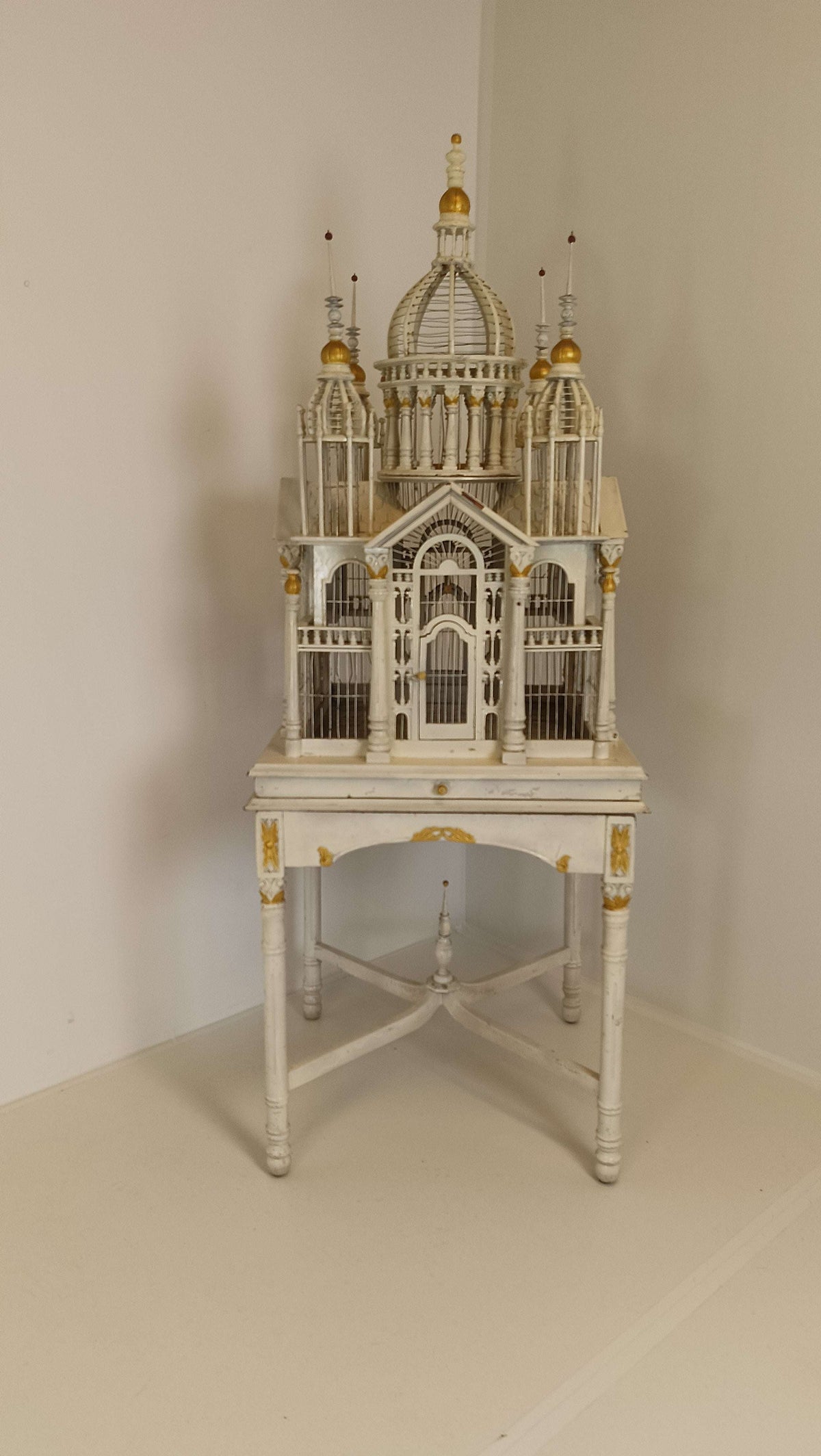 French Victorian Midcentury Birdcage French Victorian Midcentury Birdcage