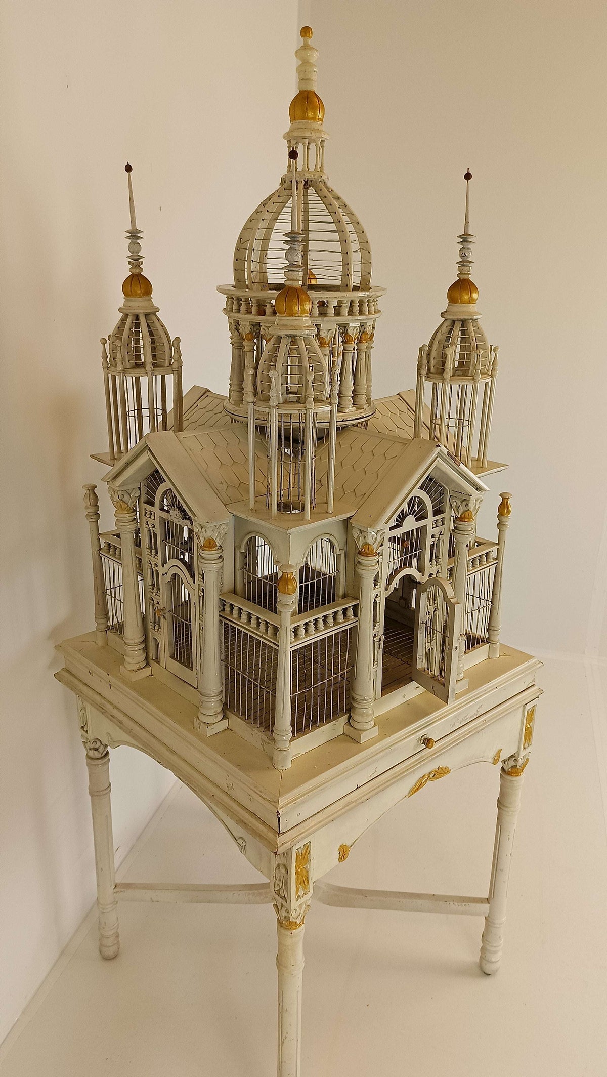 French Victorian Midcentury Birdcage French Victorian Midcentury Birdcage