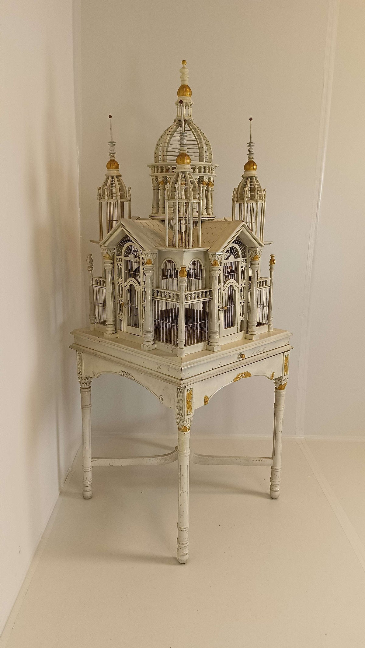 French Victorian Midcentury Birdcage French Victorian Midcentury Birdcage