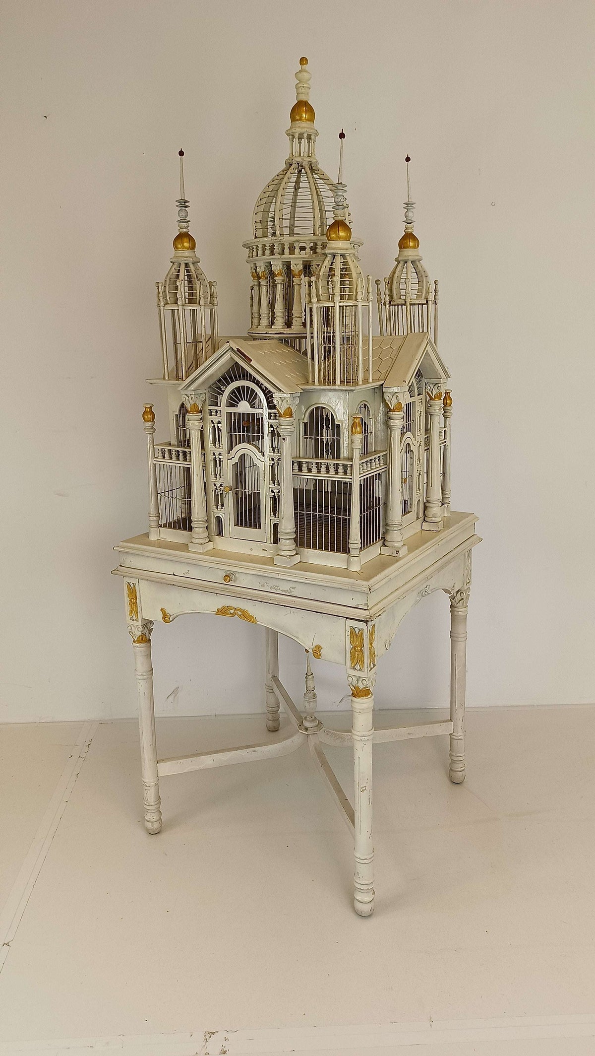 French Victorian Midcentury Birdcage French Victorian Midcentury Birdcage