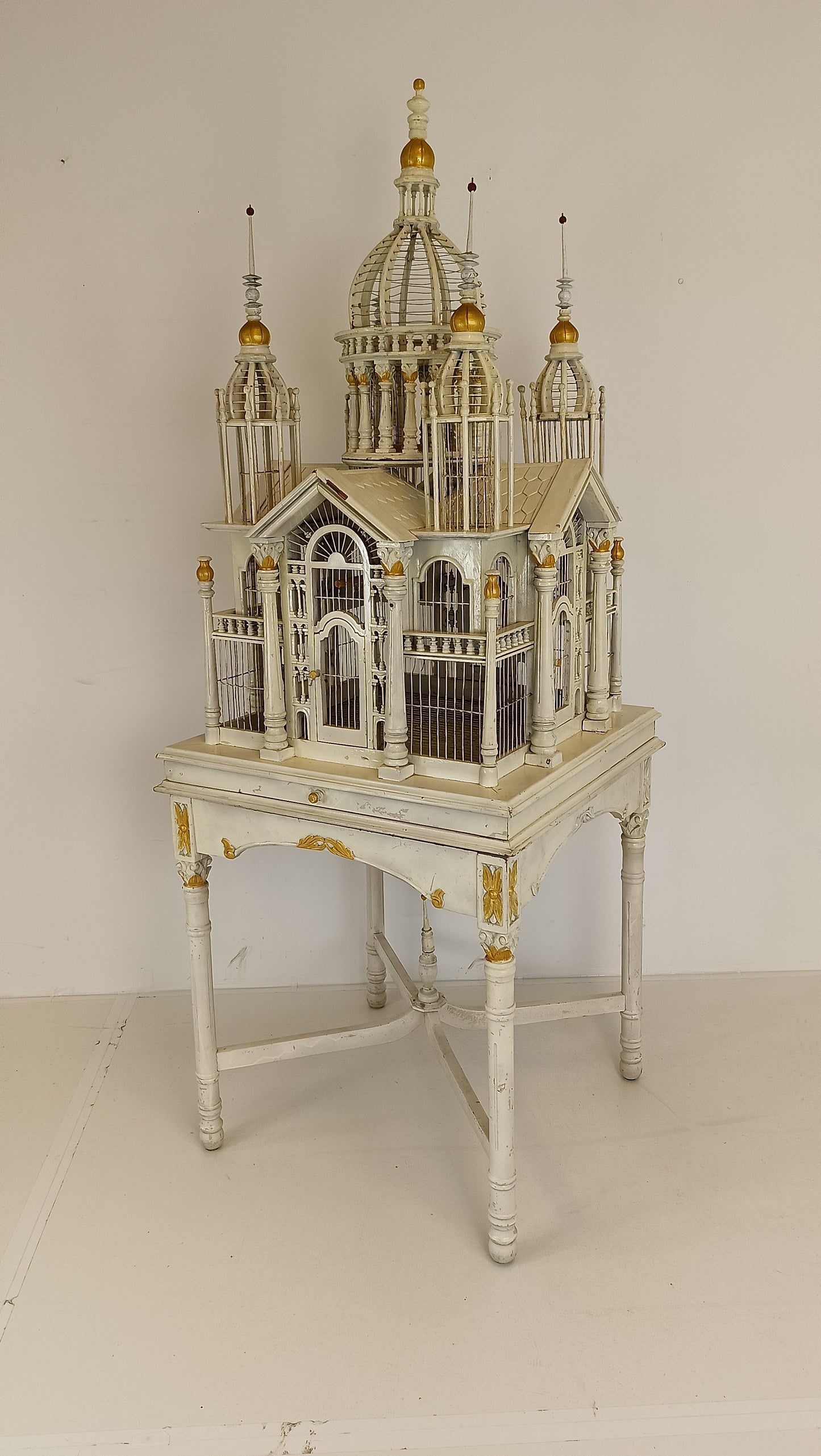 French Victorian Midcentury Birdcage French Victorian Midcentury Birdcage