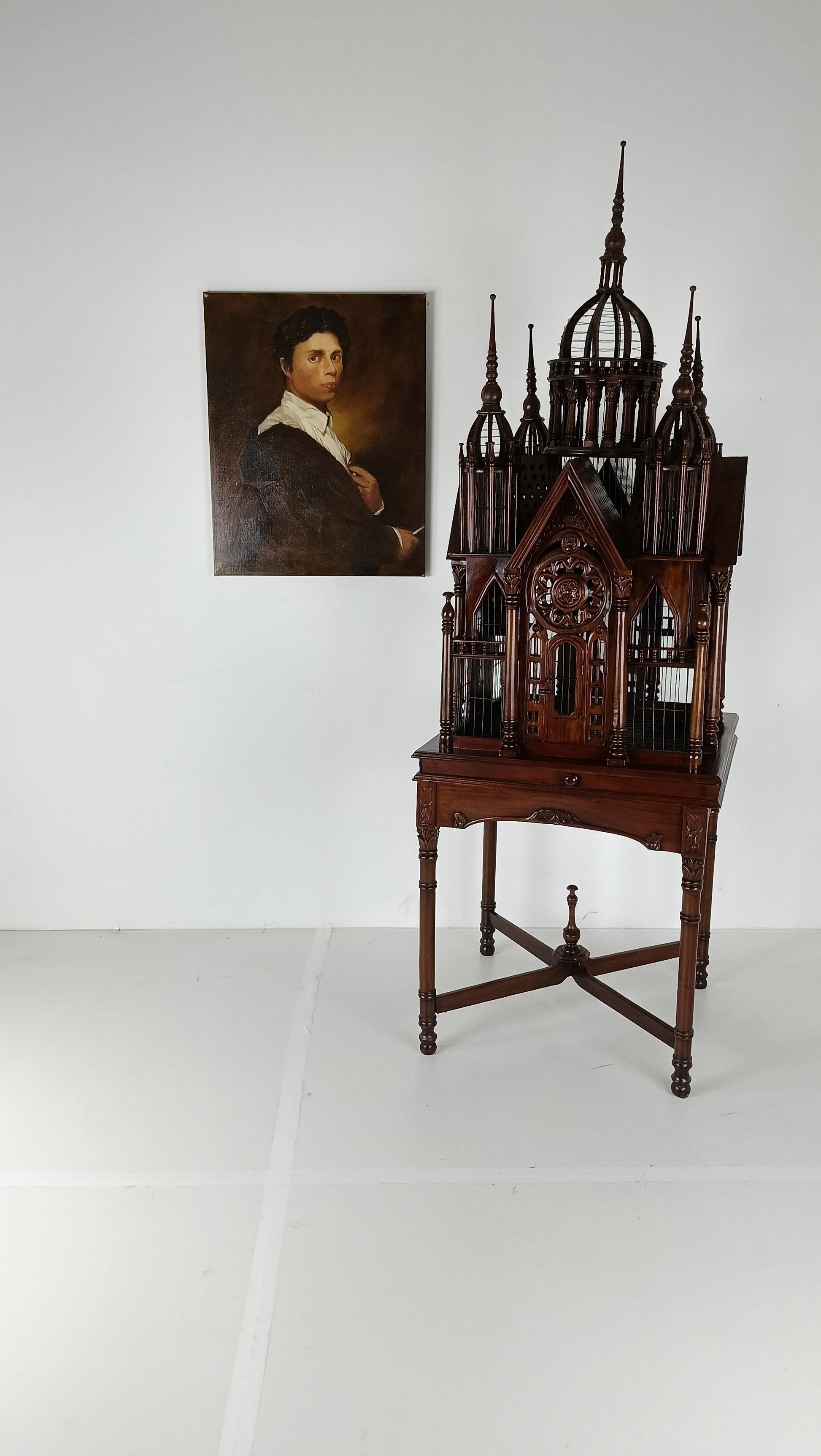 French Victorian Midcentury Style Birdcage French Victorian Midcentury Style Birdcage