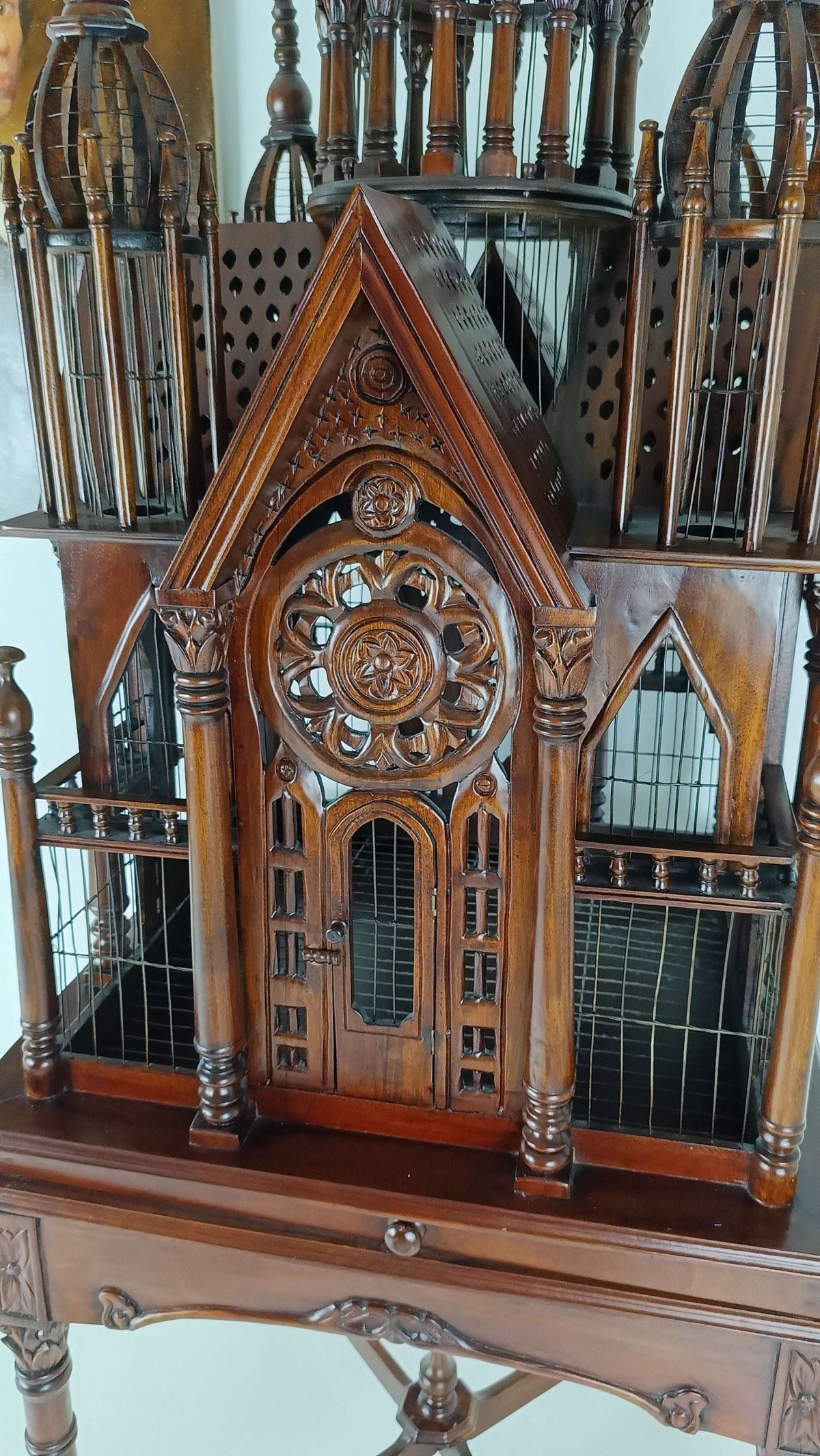 French Victorian Midcentury Style Birdcage French Victorian Midcentury Style Birdcage