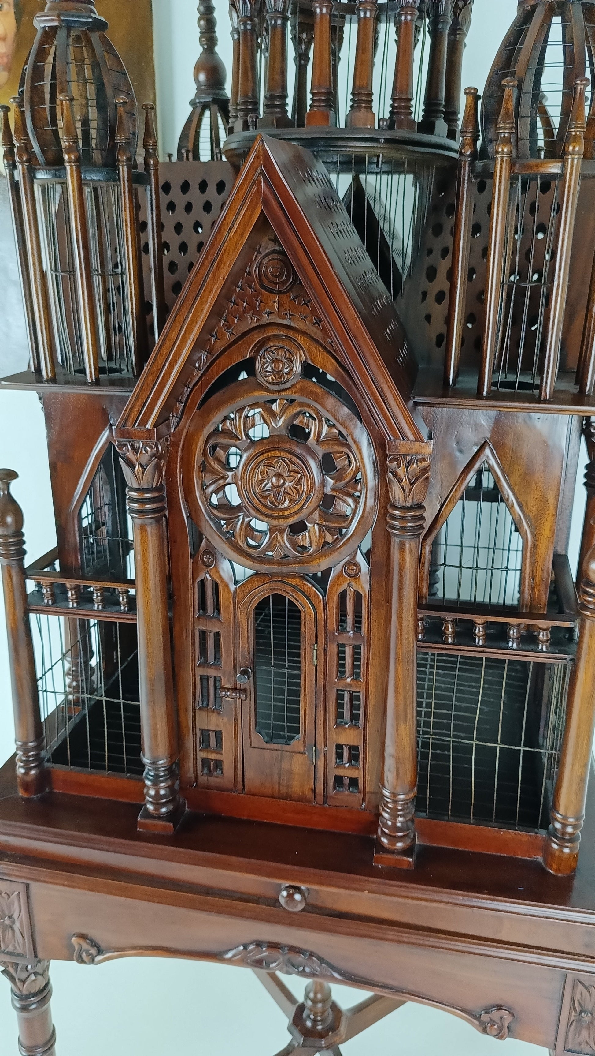 French Victorian Midcentury Style Birdcage French Victorian Midcentury Style Birdcage