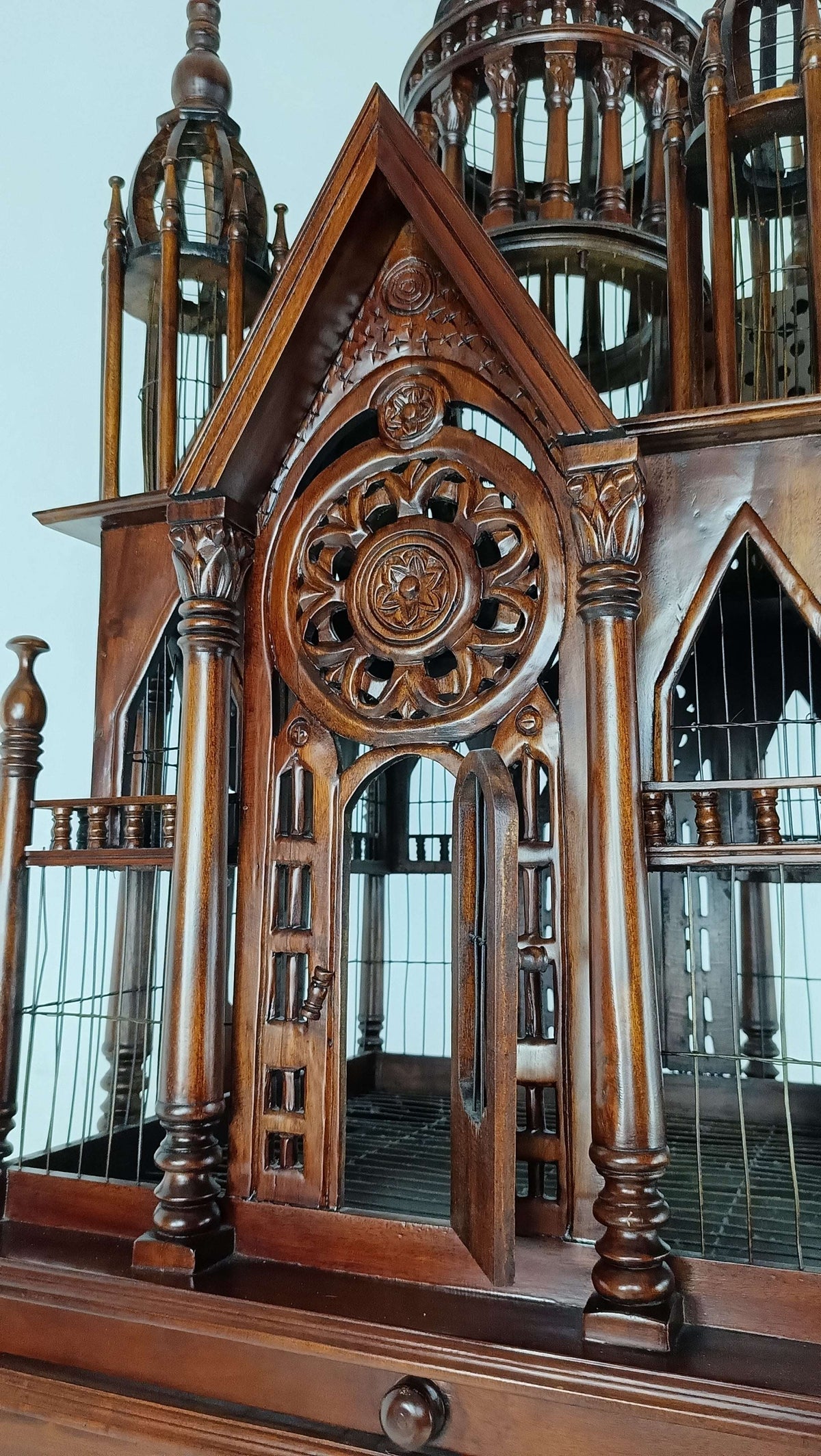 French Victorian Midcentury Style Birdcage French Victorian Midcentury Style Birdcage