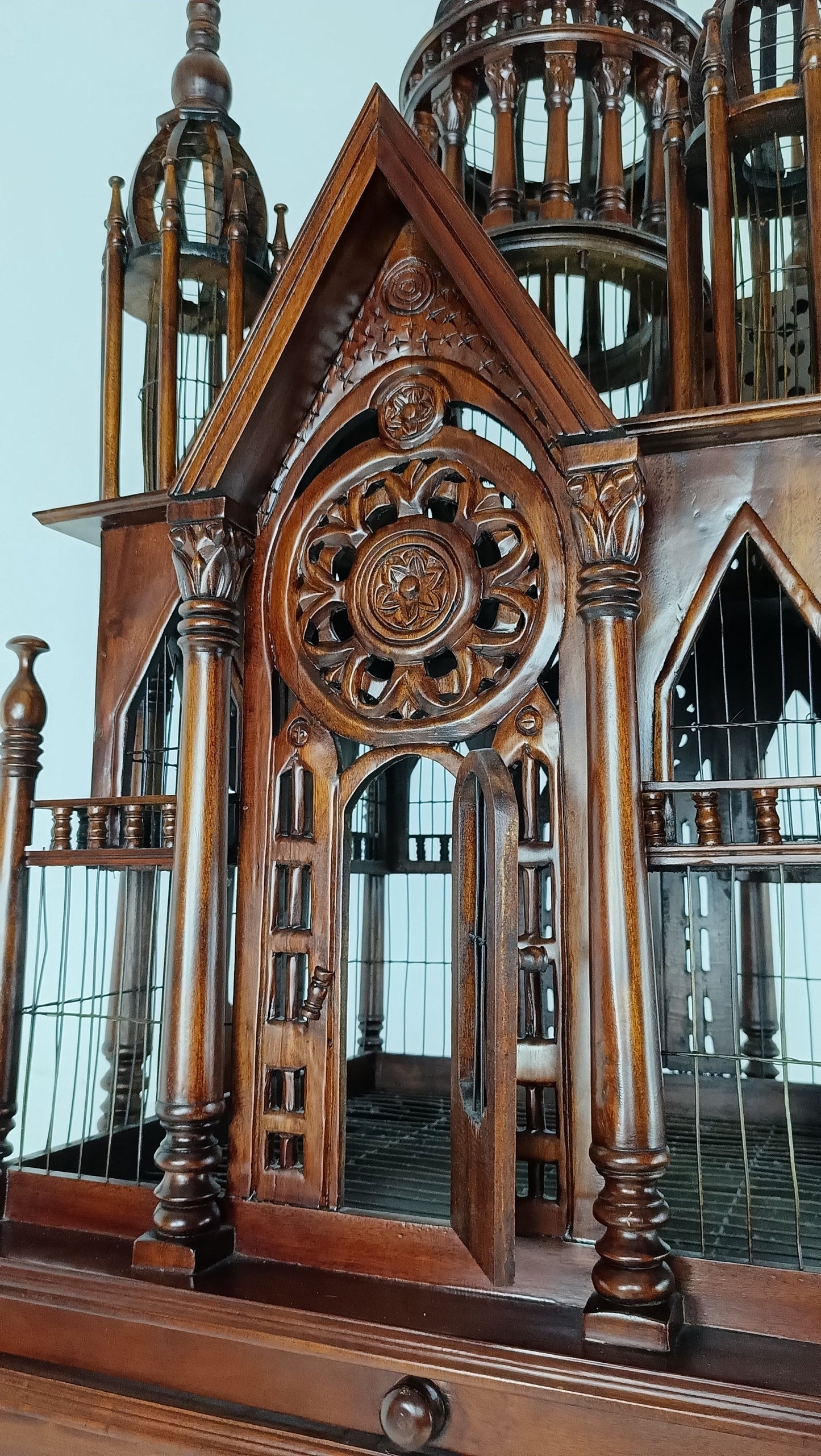 French Victorian Midcentury Style Birdcage French Victorian Midcentury Style Birdcage