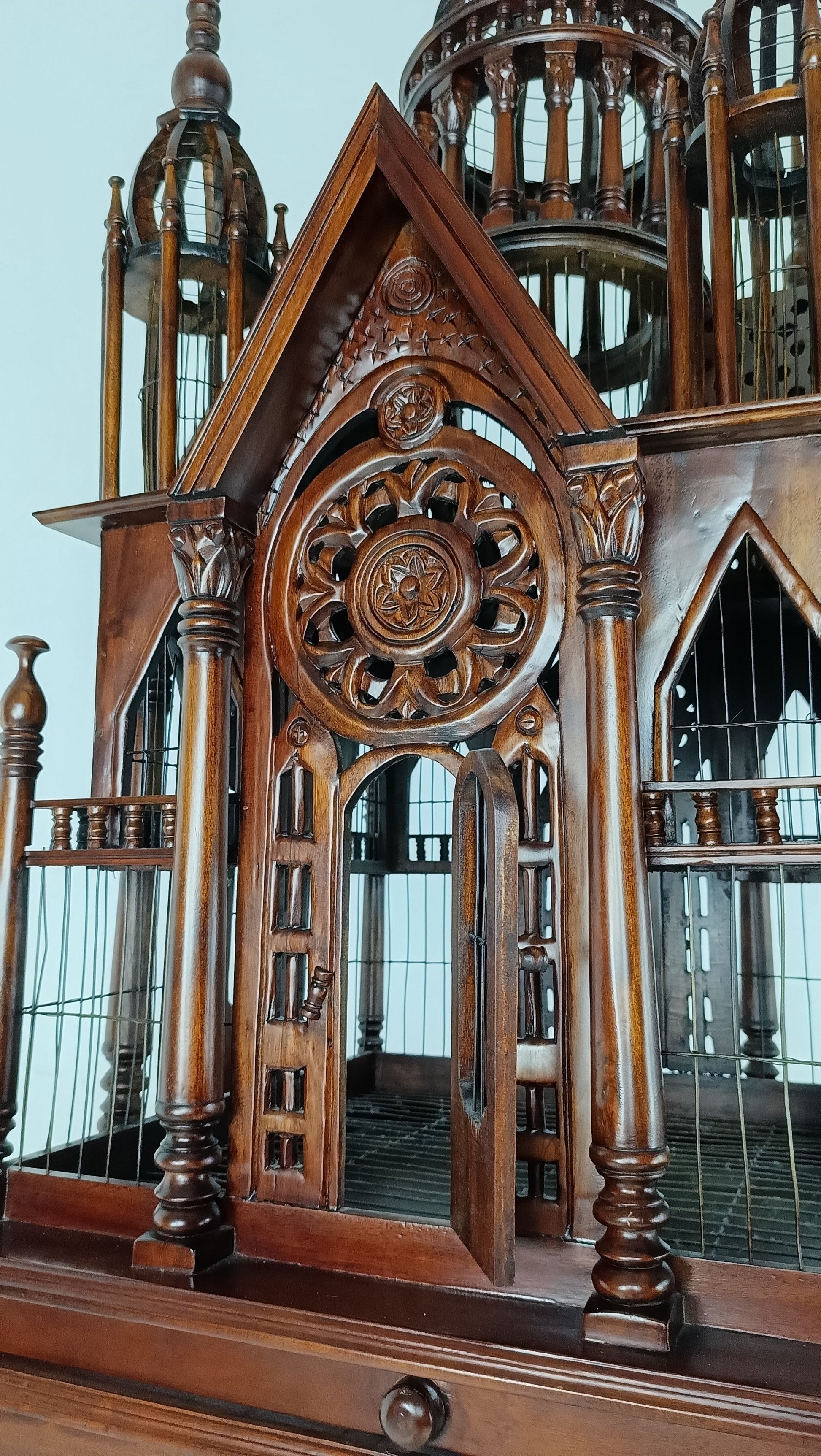 French Victorian Midcentury Style Birdcage French Victorian Midcentury Style Birdcage