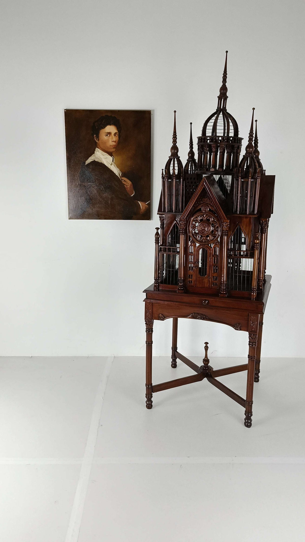 French Victorian Midcentury Style Birdcage French Victorian Midcentury Style Birdcage