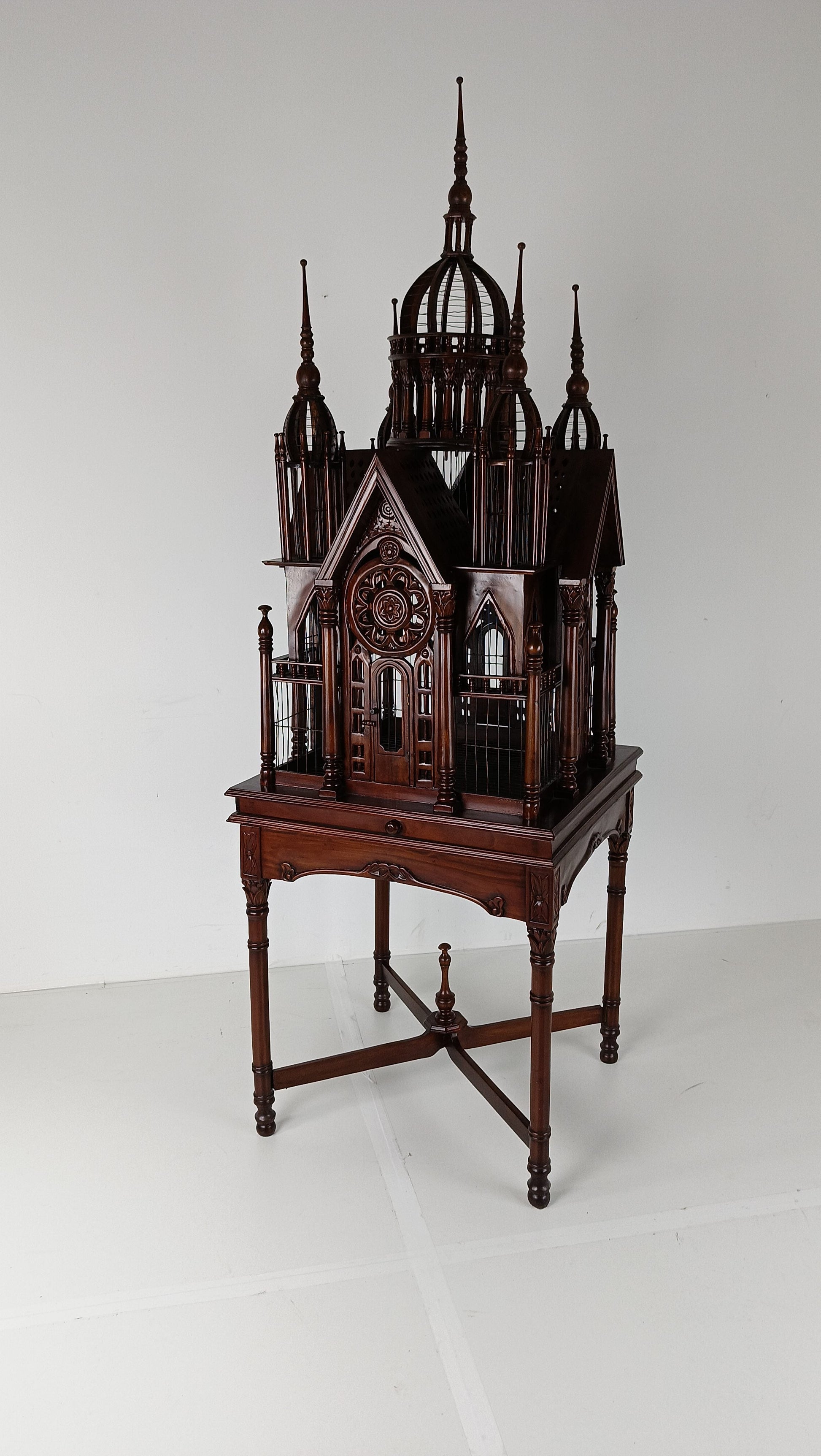 French Victorian Midcentury Style Birdcage French Victorian Midcentury Style Birdcage