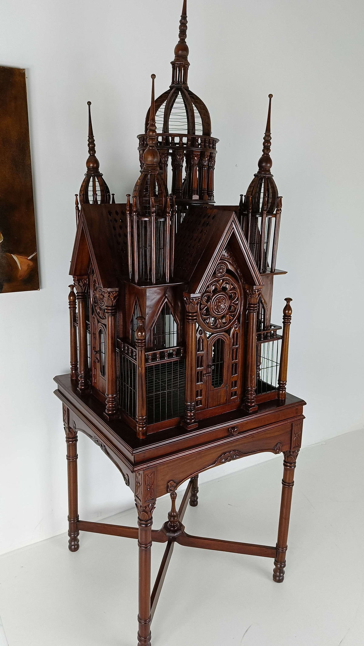 French Victorian Midcentury Style Birdcage French Victorian Midcentury Style Birdcage