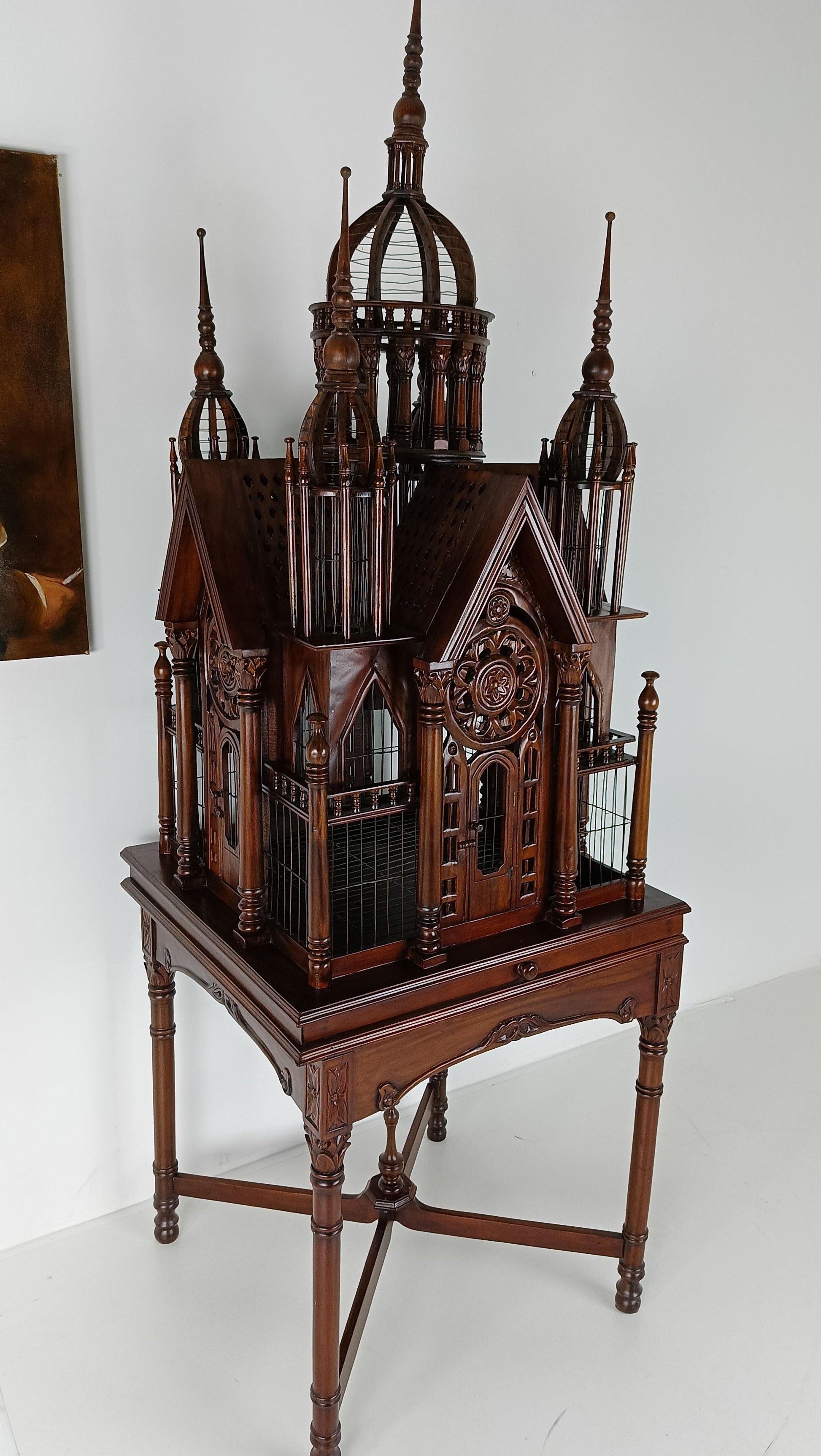French Victorian Midcentury Style Birdcage French Victorian Midcentury Style Birdcage
