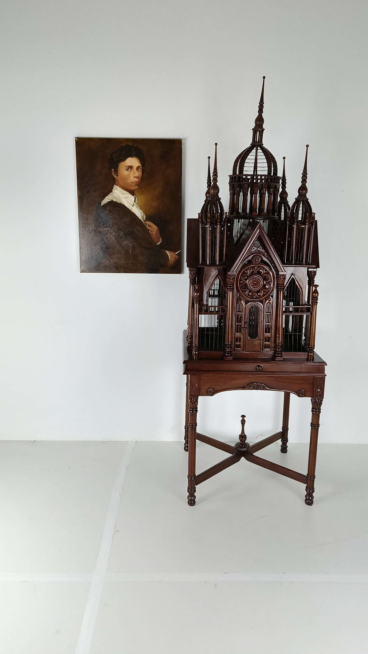French Victorian Midcentury Style Birdcage French Victorian Midcentury Style Birdcage