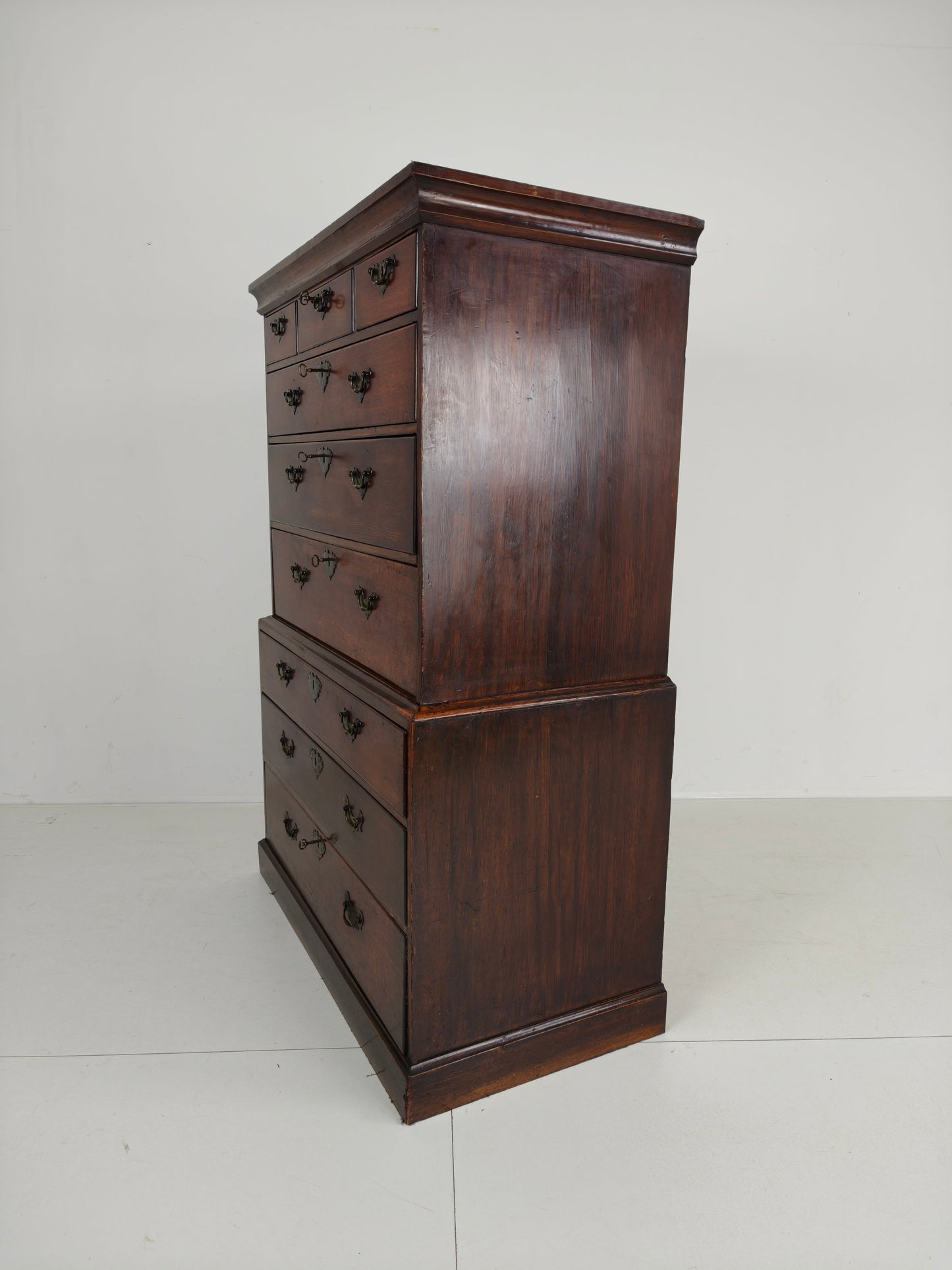 George III Country Tallboy / Chest on Chest George III Country Tallboy / Chest on Chest