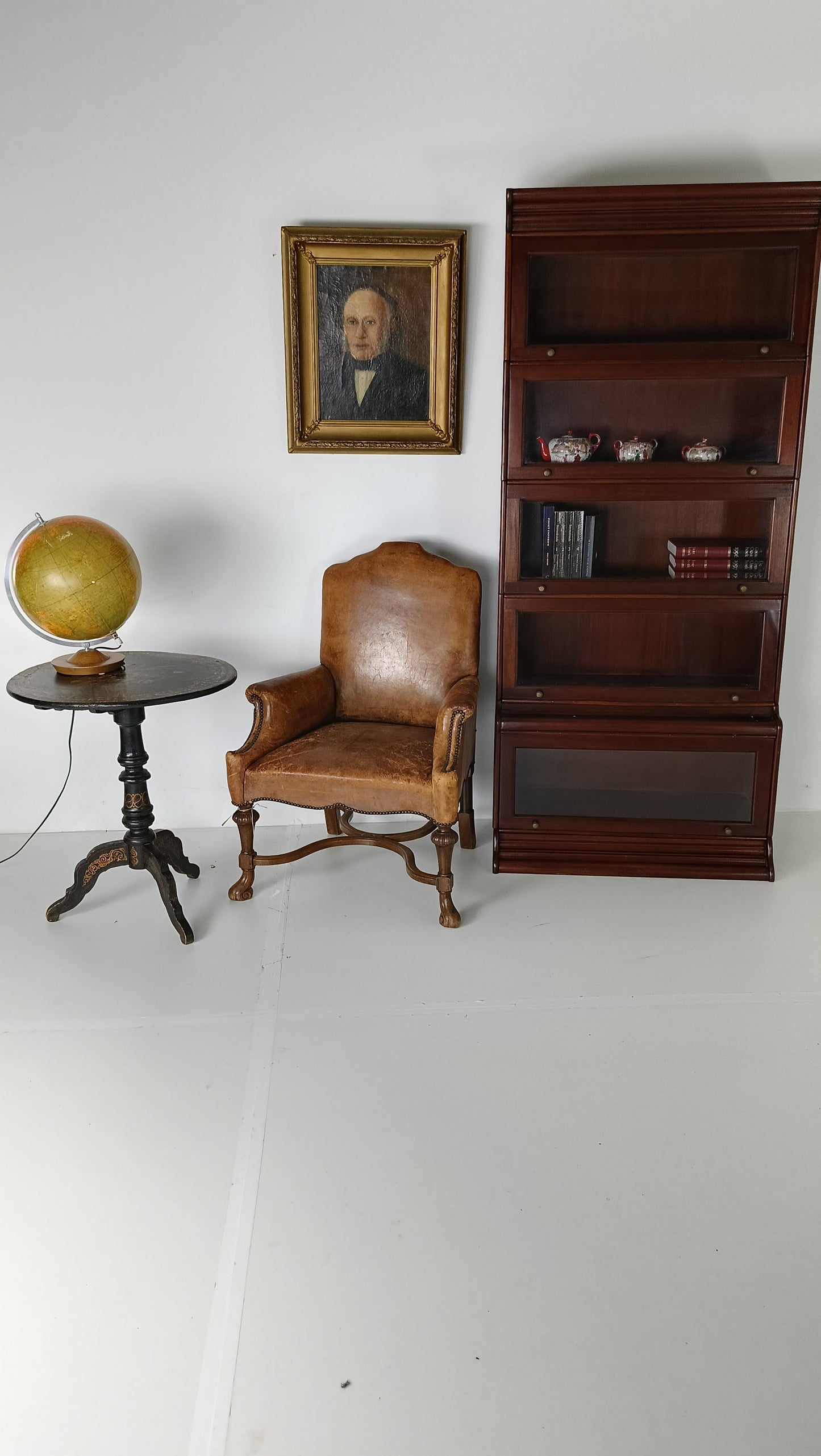 Globe Werner Style Book Cabinet (2) Globe Werner Style Book Cabinet (2)