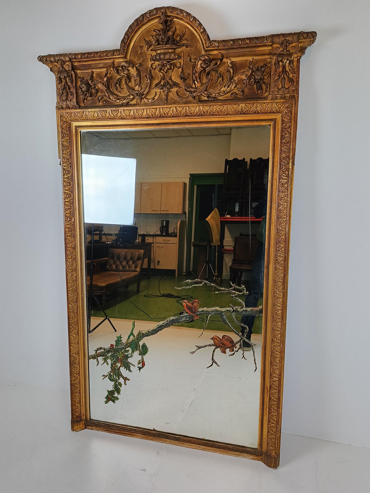 Gold Plated French Mirror Gold Plated French Mirror