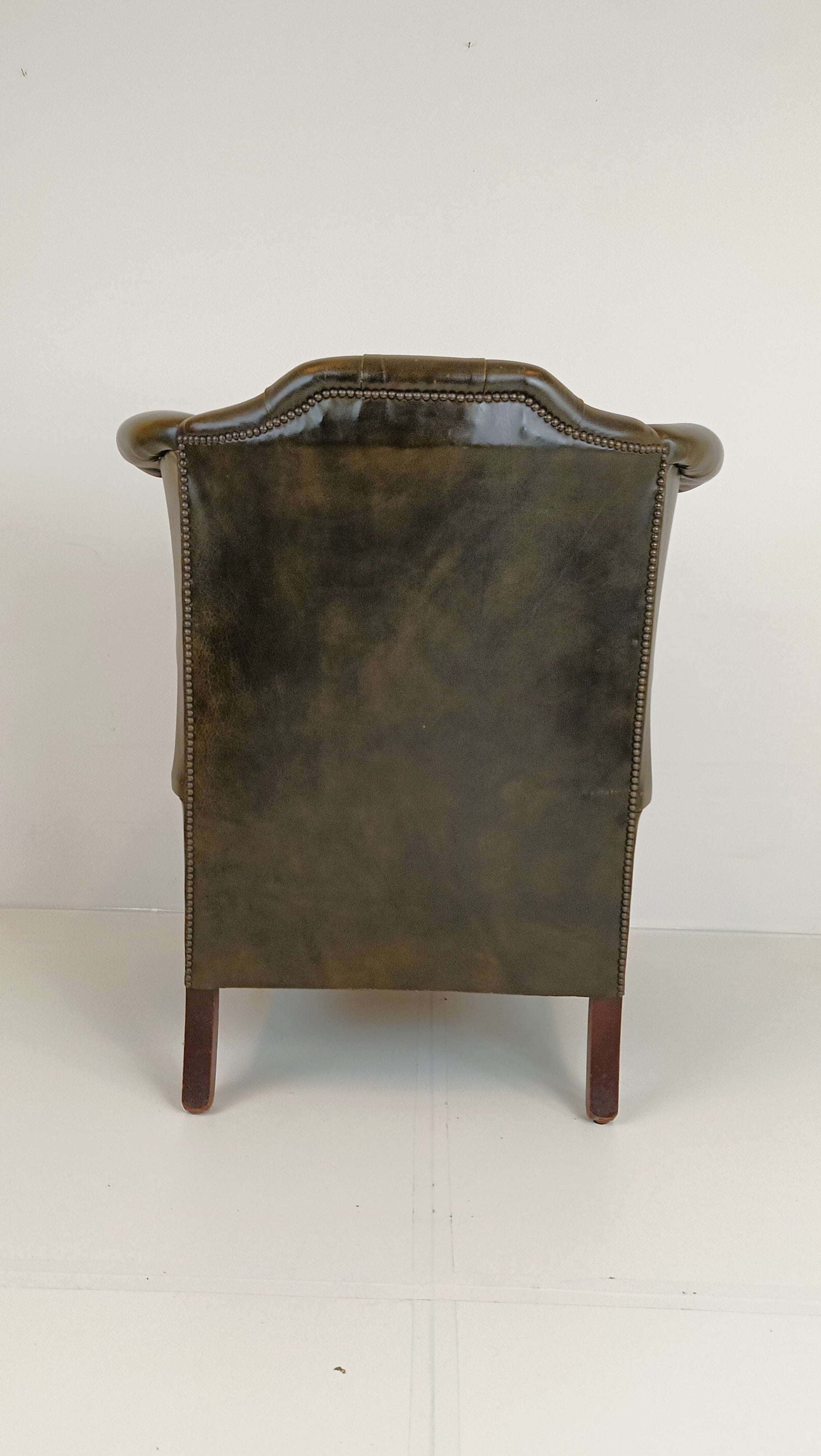 Green Chesterfield Lounge Chairs Green Chesterfield Lounge Chairs