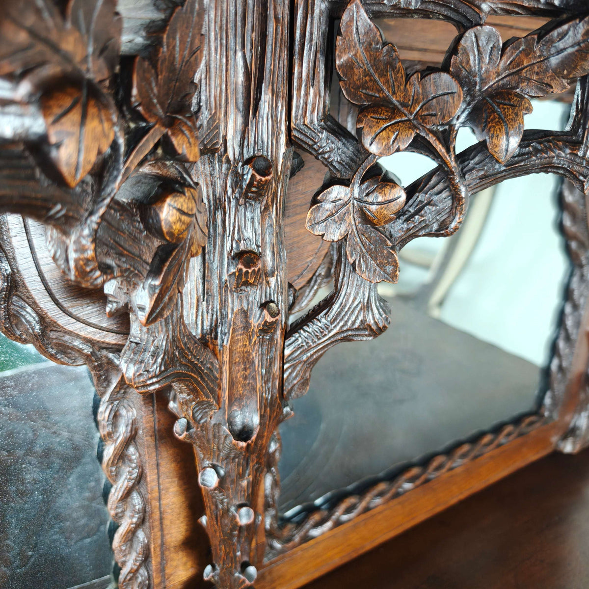 Horrix Buffet Cabinet with Mirror – Black Forest Style, By Horrix Horrix Buffet Cabinet with Mirror – Black Forest Style, By Horrix