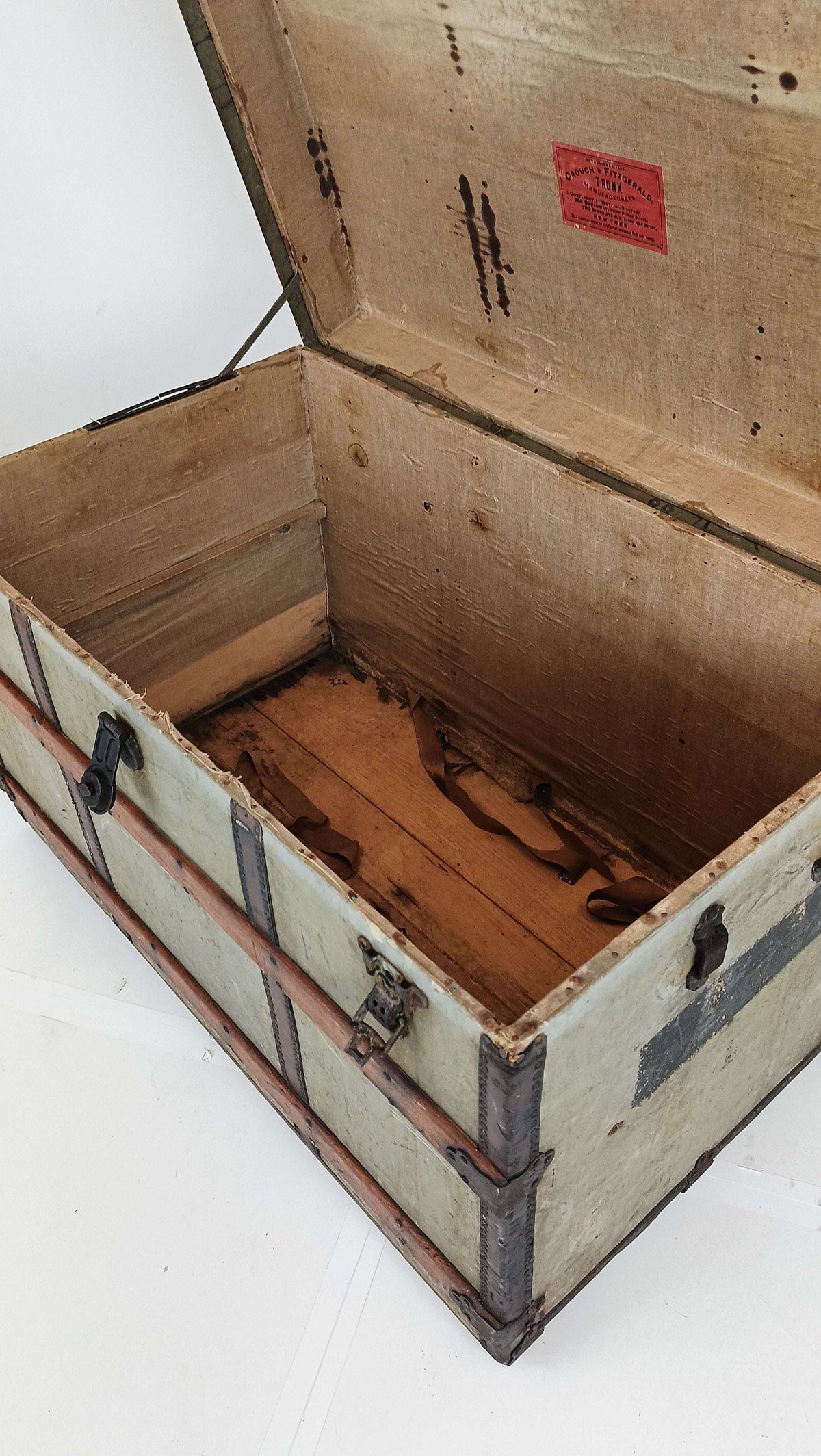 Initialed Crouch and Fitzgerald Trunk Initialed Crouch and Fitzgerald Trunk