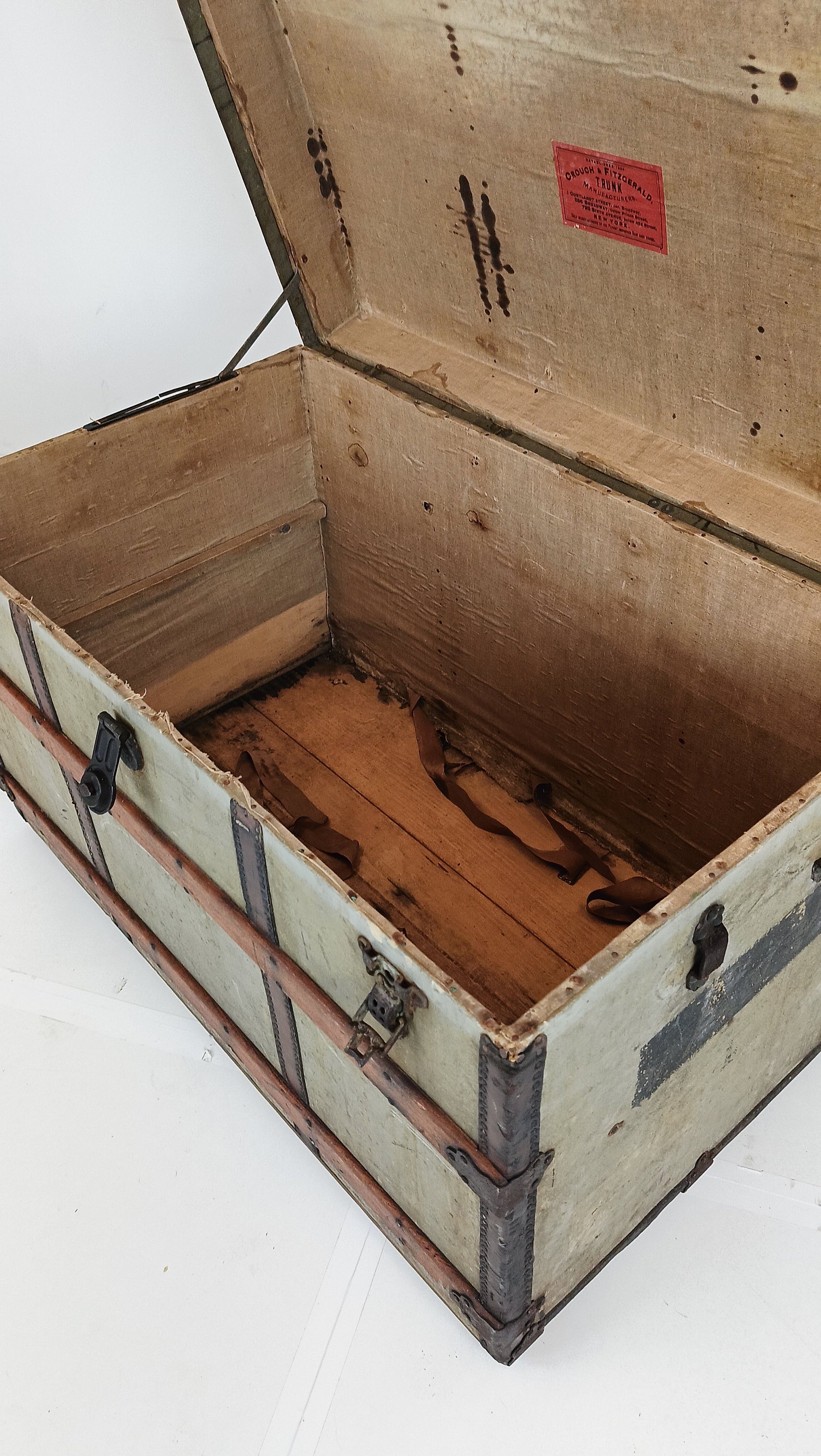 Initialed Crouch and Fitzgerald Trunk Initialed Crouch and Fitzgerald Trunk