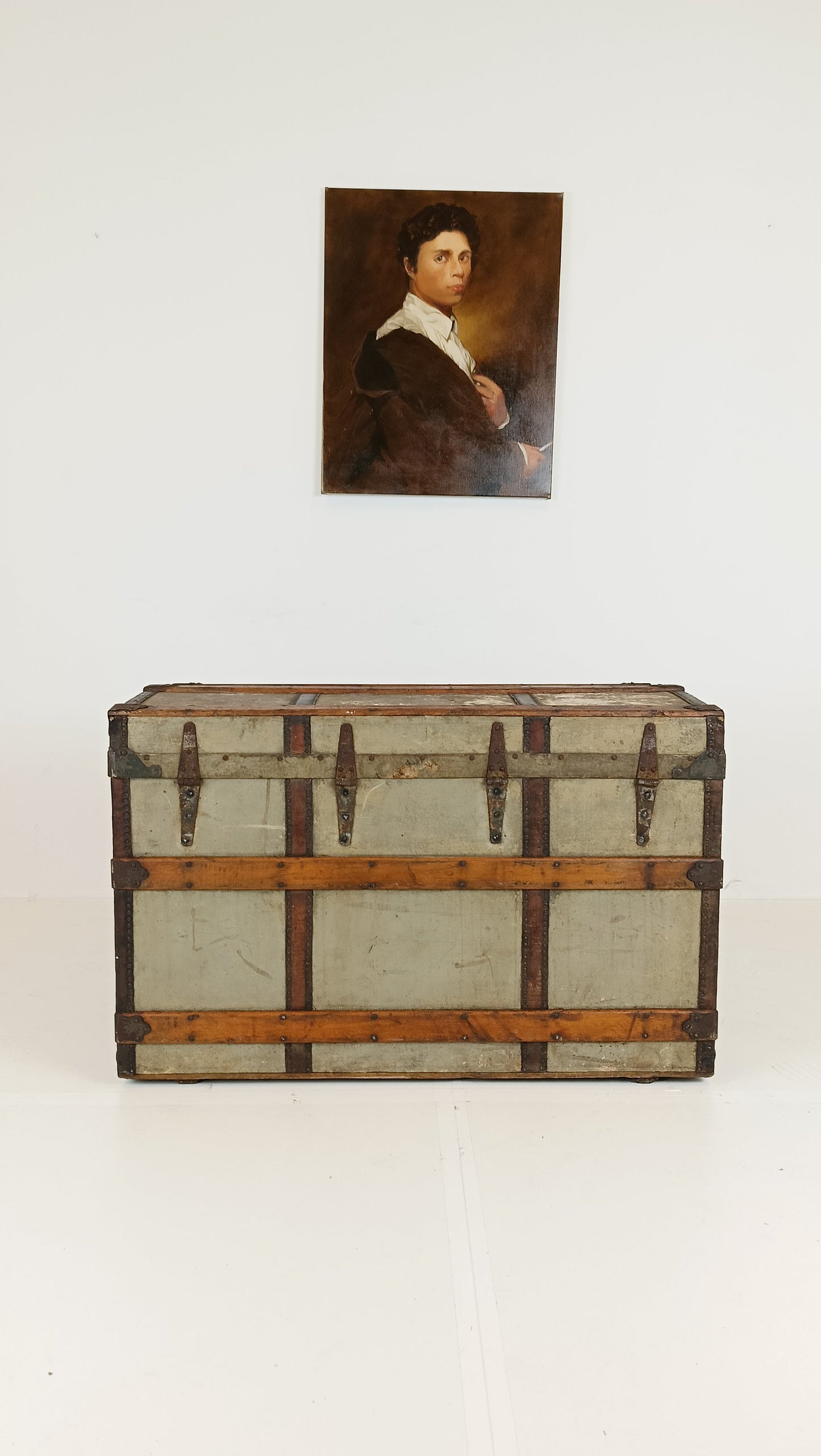 Initialed Crouch and Fitzgerald Trunk Initialed Crouch and Fitzgerald Trunk