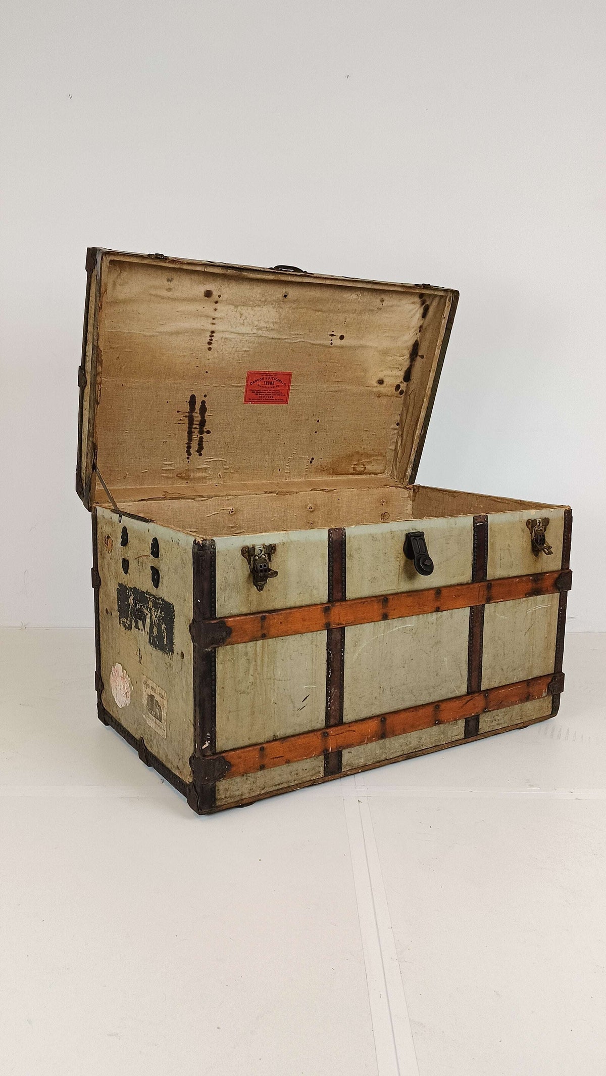 Initialed Crouch and Fitzgerald Trunk Initialed Crouch and Fitzgerald Trunk