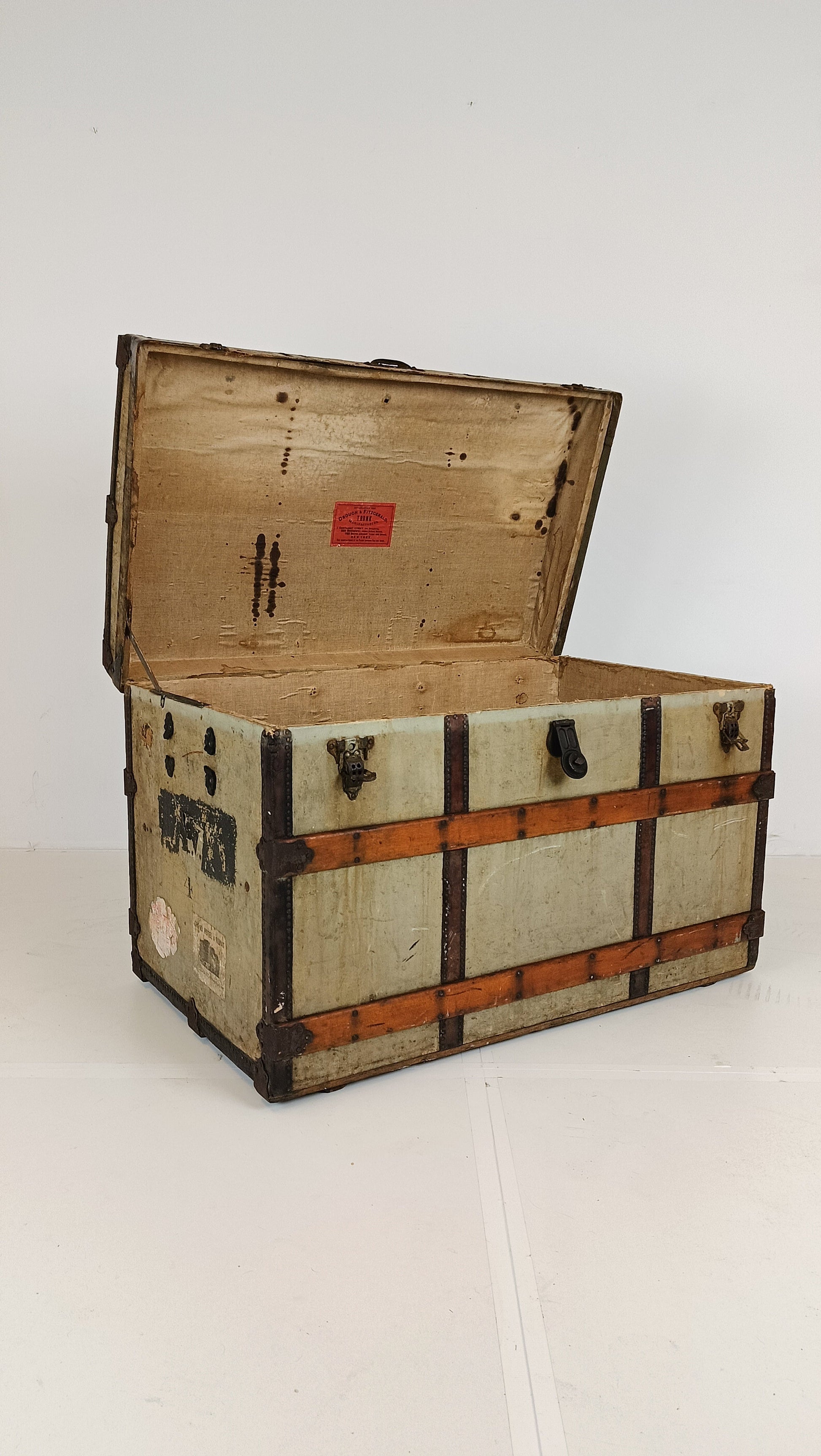 Initialed Crouch and Fitzgerald Trunk Initialed Crouch and Fitzgerald Trunk