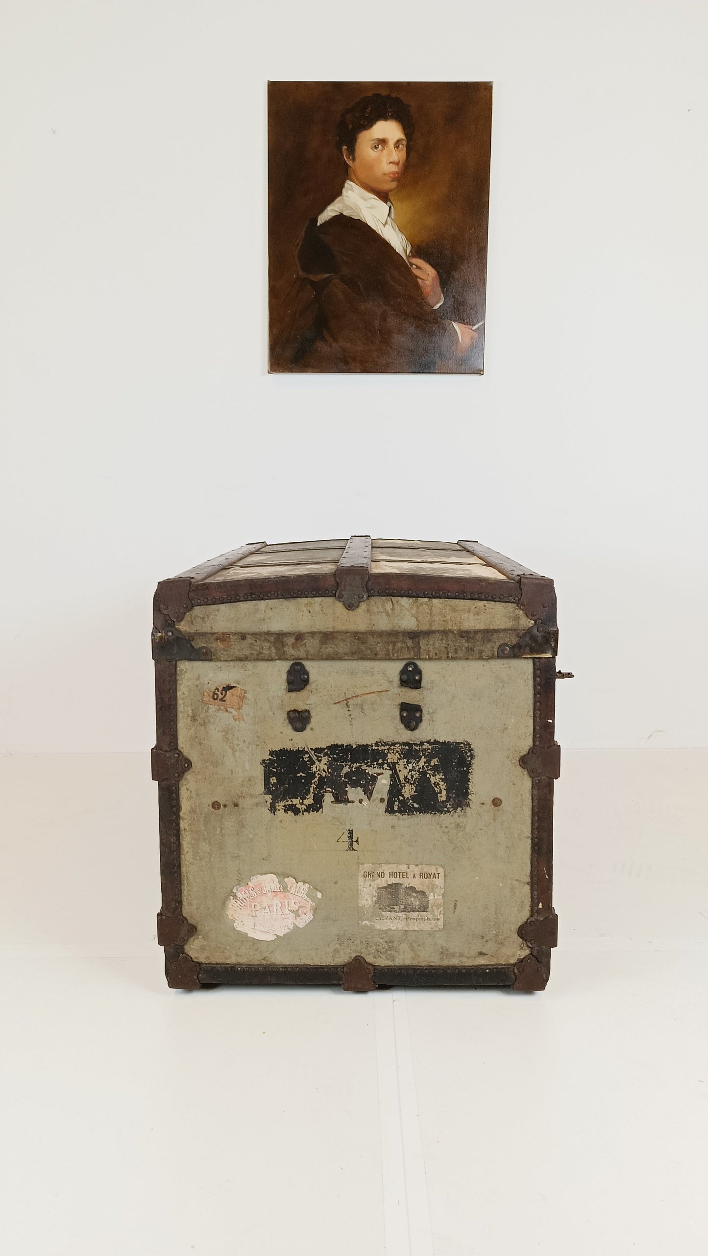 Initialed Crouch and Fitzgerald Trunk Initialed Crouch and Fitzgerald Trunk