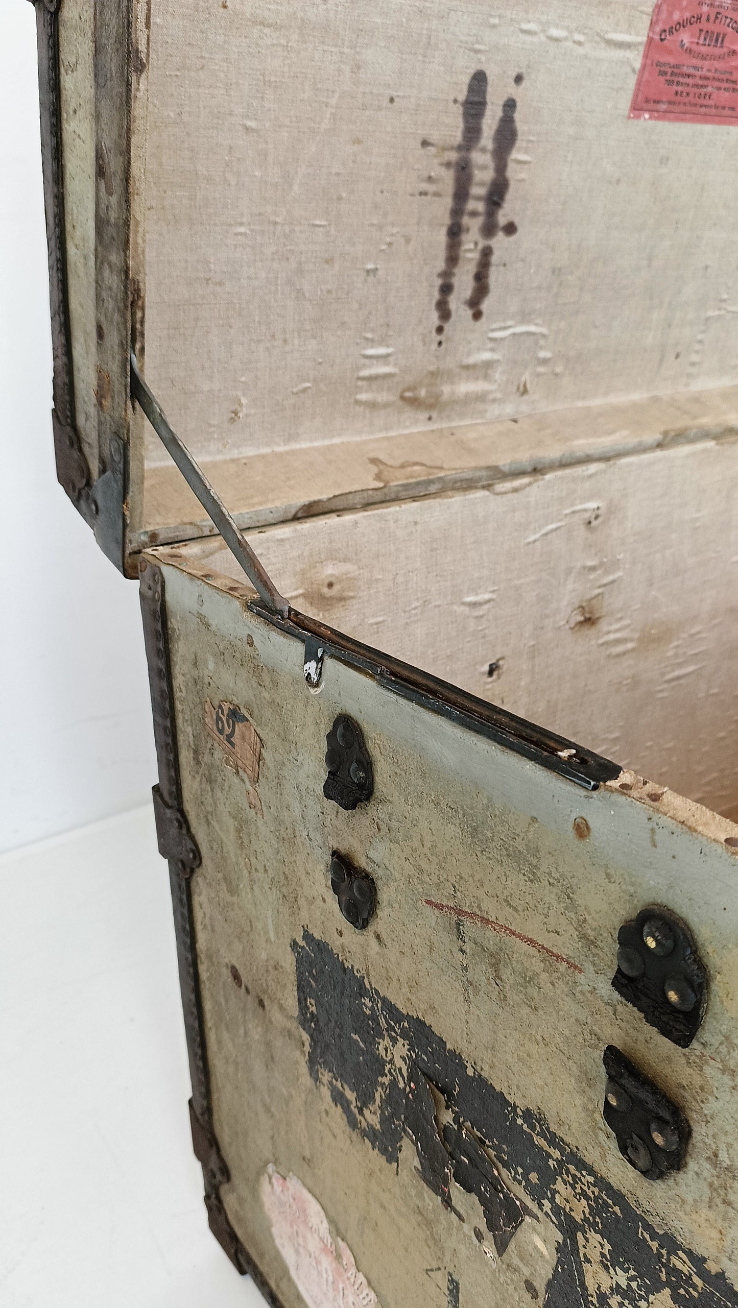 Initialed Crouch and Fitzgerald Trunk Initialed Crouch and Fitzgerald Trunk