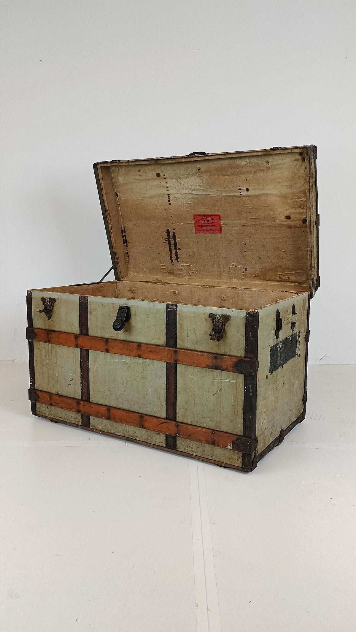 Initialed Crouch and Fitzgerald Trunk Initialed Crouch and Fitzgerald Trunk