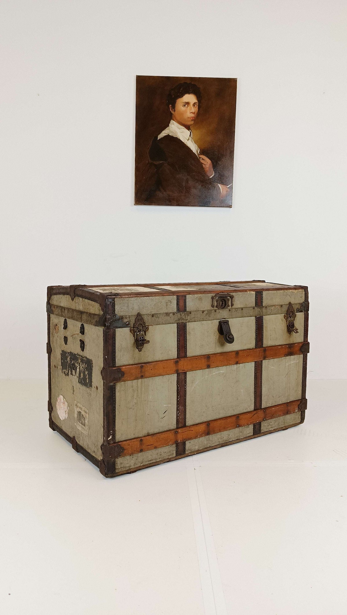 Initialed Crouch and Fitzgerald Trunk Initialed Crouch and Fitzgerald Trunk