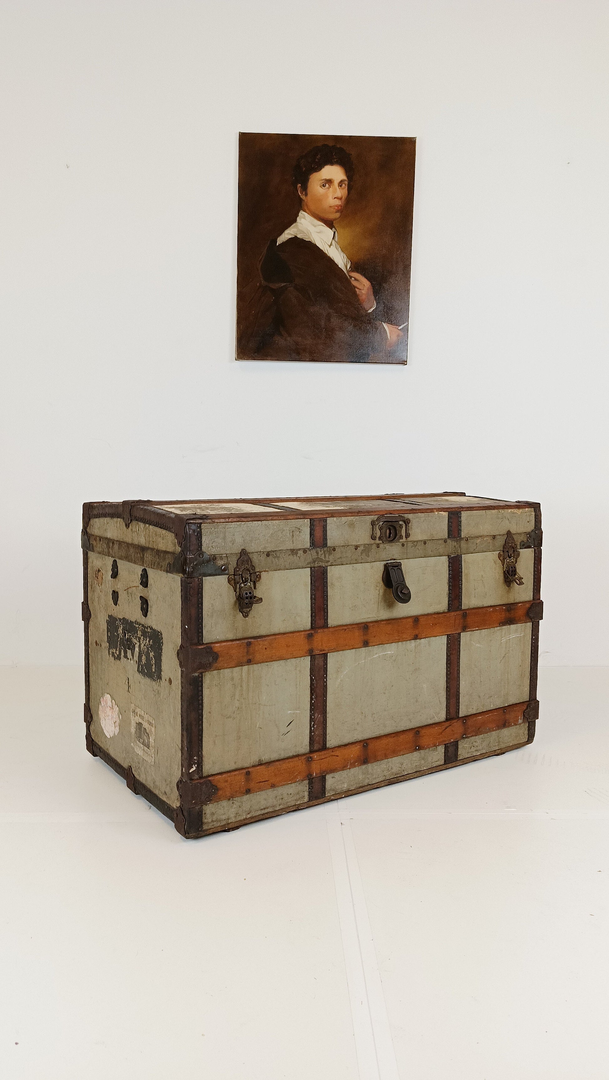 Initialed Crouch and Fitzgerald Trunk Initialed Crouch and Fitzgerald Trunk