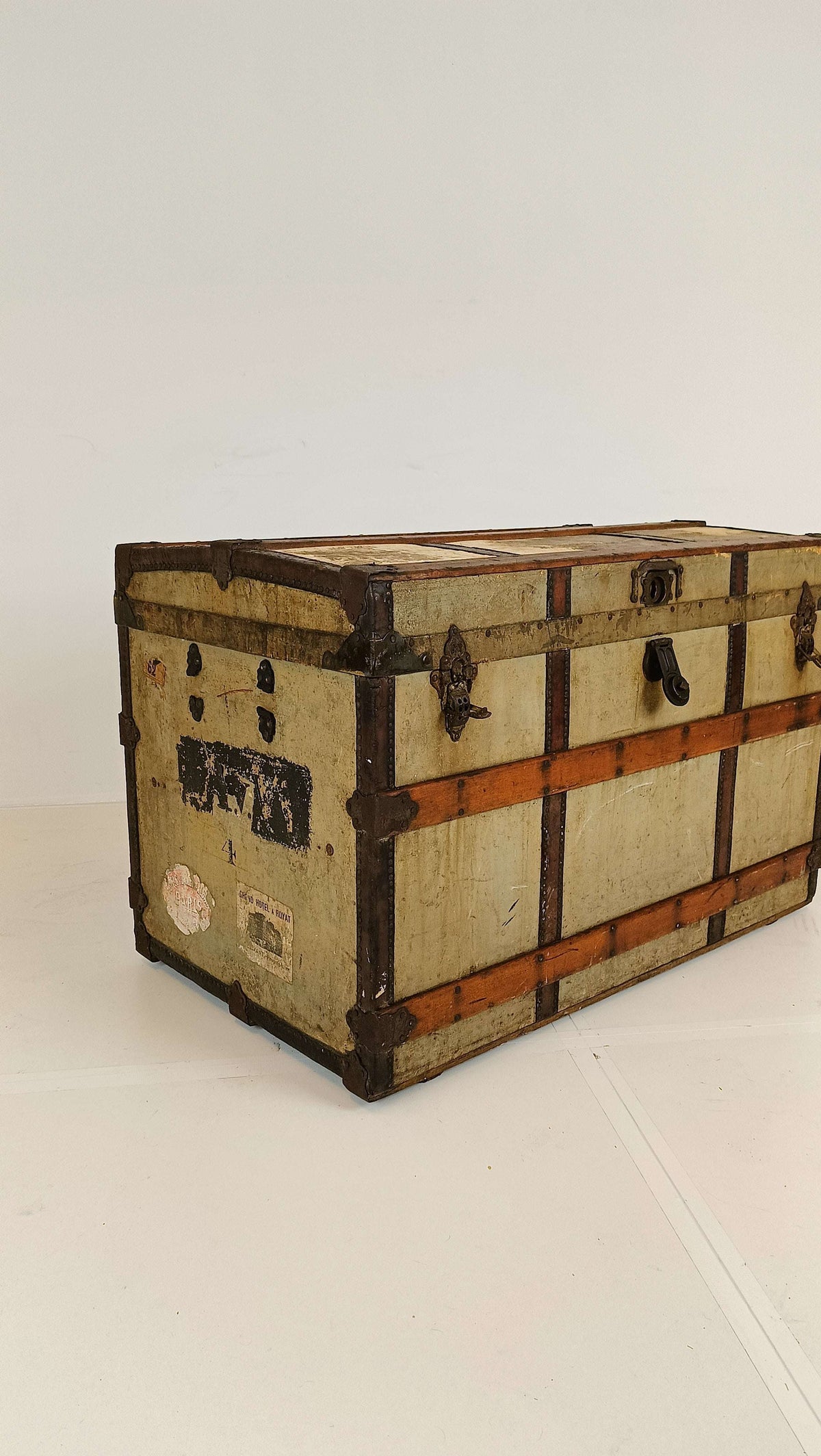 Initialed Crouch and Fitzgerald Trunk Initialed Crouch and Fitzgerald Trunk