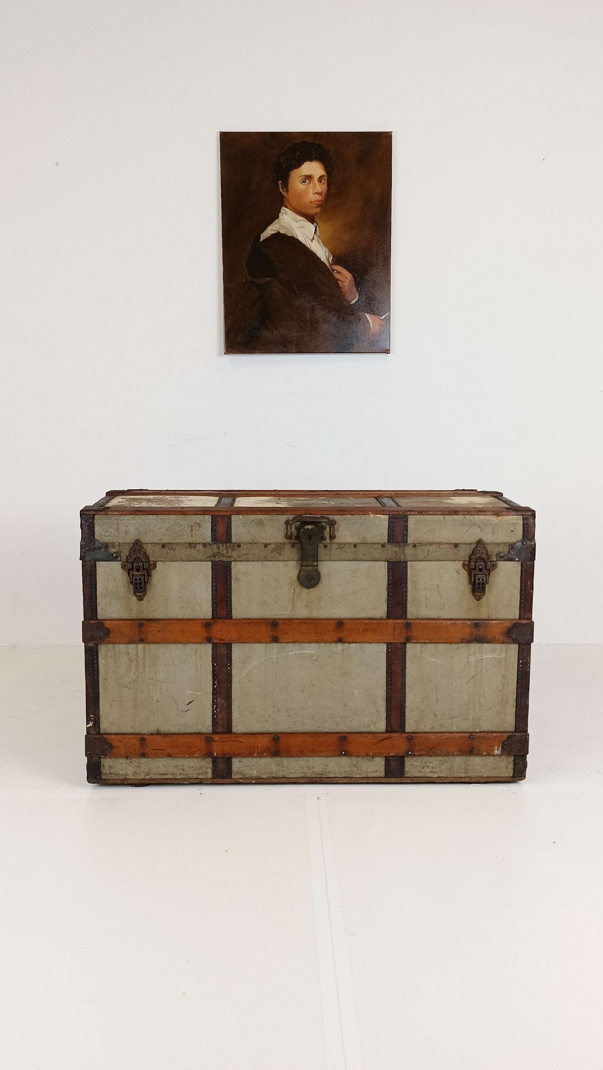 Initialed Crouch and Fitzgerald Trunk Initialed Crouch and Fitzgerald Trunk
