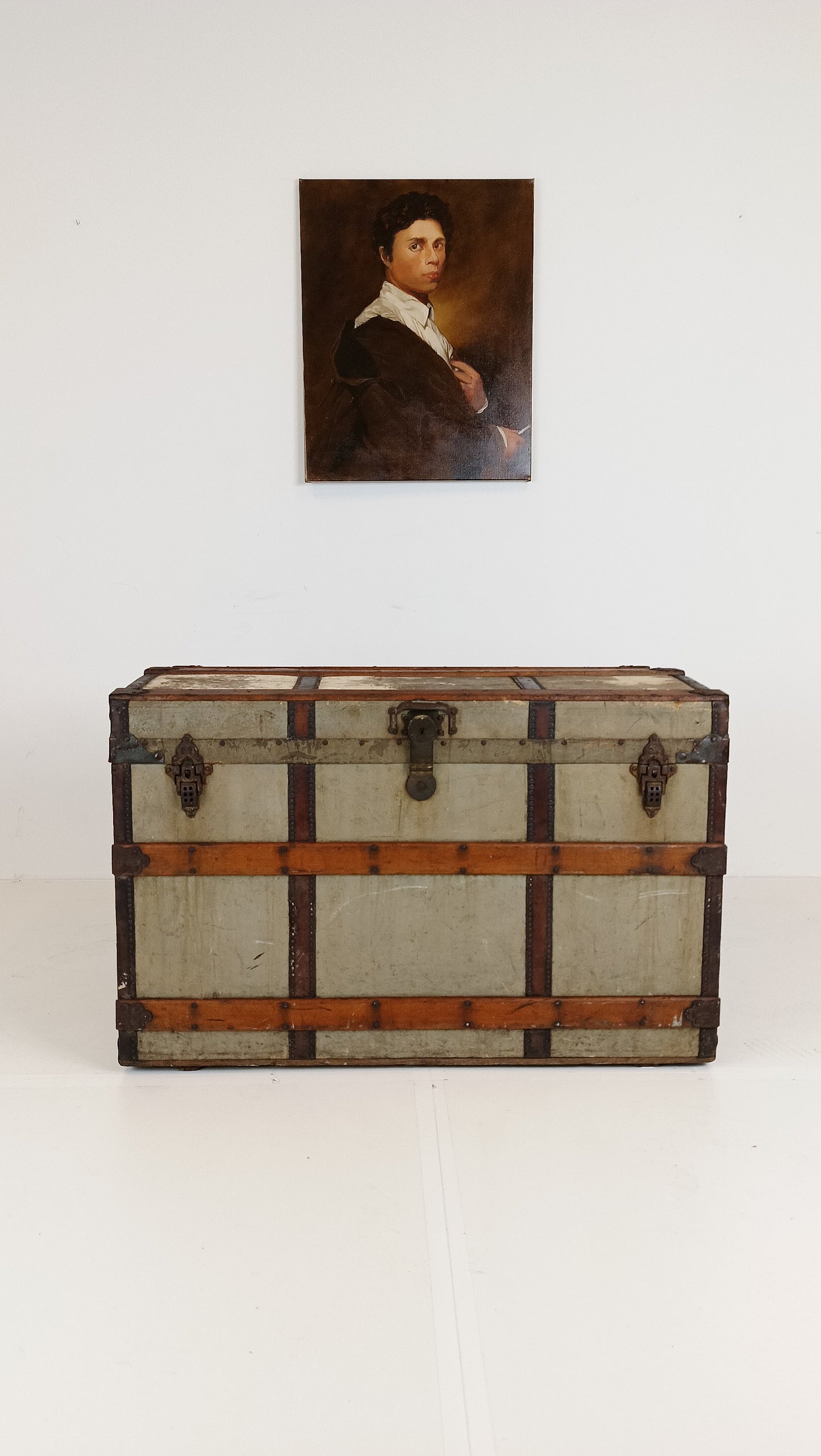 Initialed Crouch and Fitzgerald Trunk Initialed Crouch and Fitzgerald Trunk