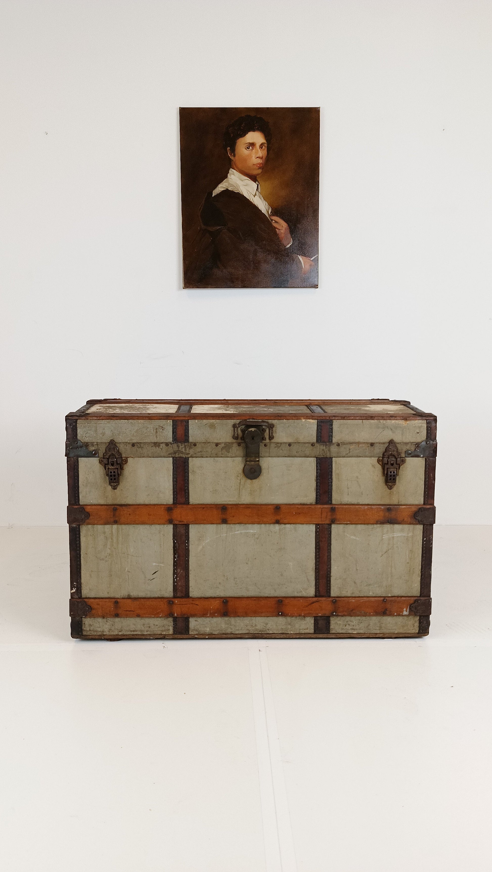 Initialed Crouch and Fitzgerald Trunk Initialed Crouch and Fitzgerald Trunk