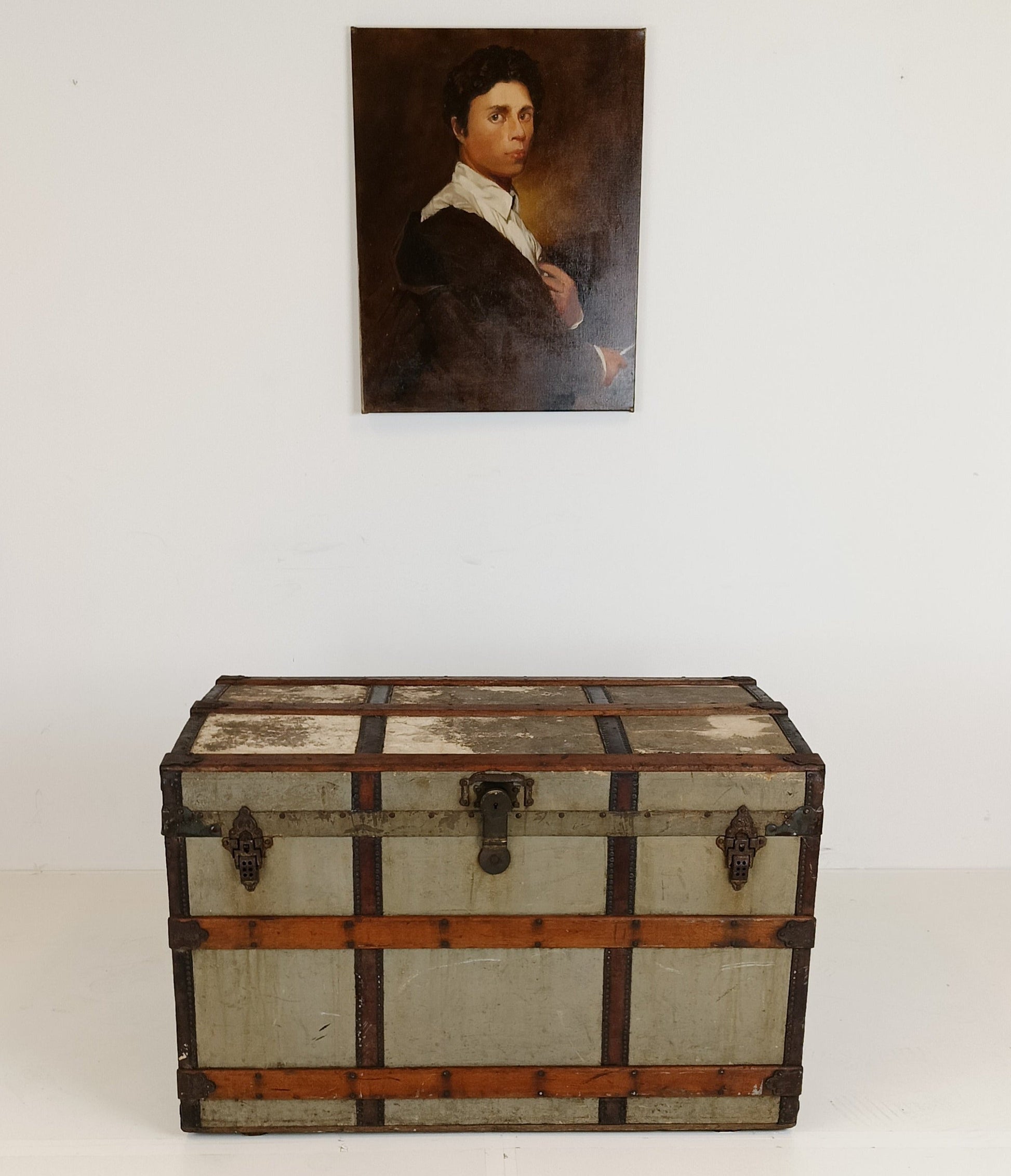 Initialed Crouch and Fitzgerald Trunk Initialed Crouch and Fitzgerald Trunk