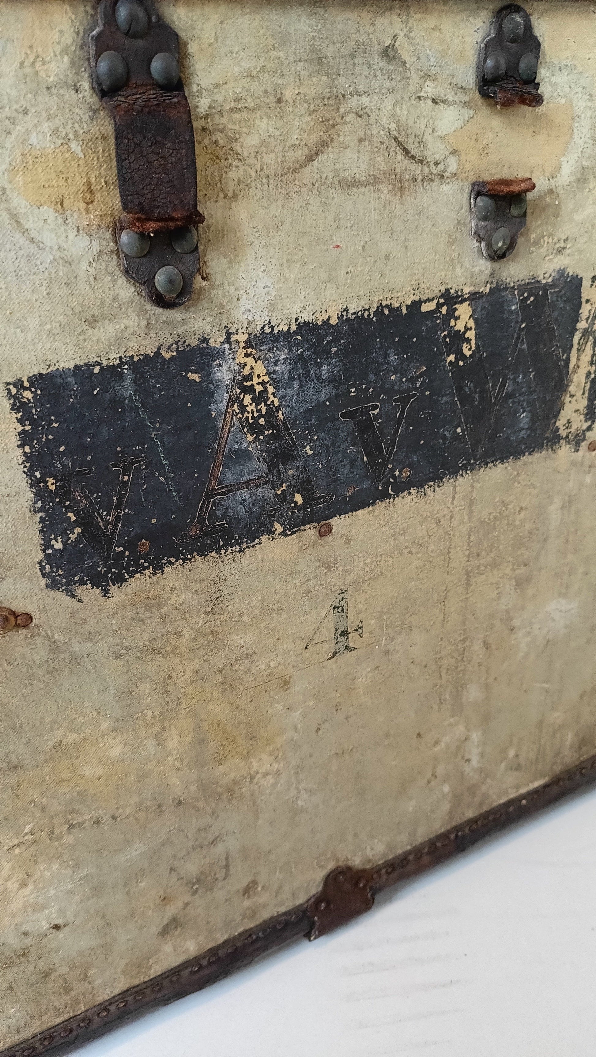 Initialed Crouch and Fitzgerald Trunk Initialed Crouch and Fitzgerald Trunk