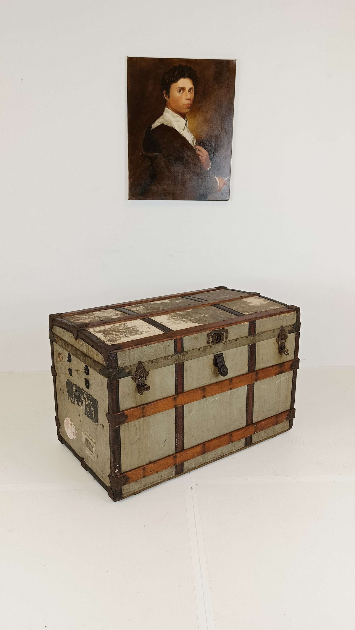 Initialed Crouch and Fitzgerald Trunk Initialed Crouch and Fitzgerald Trunk