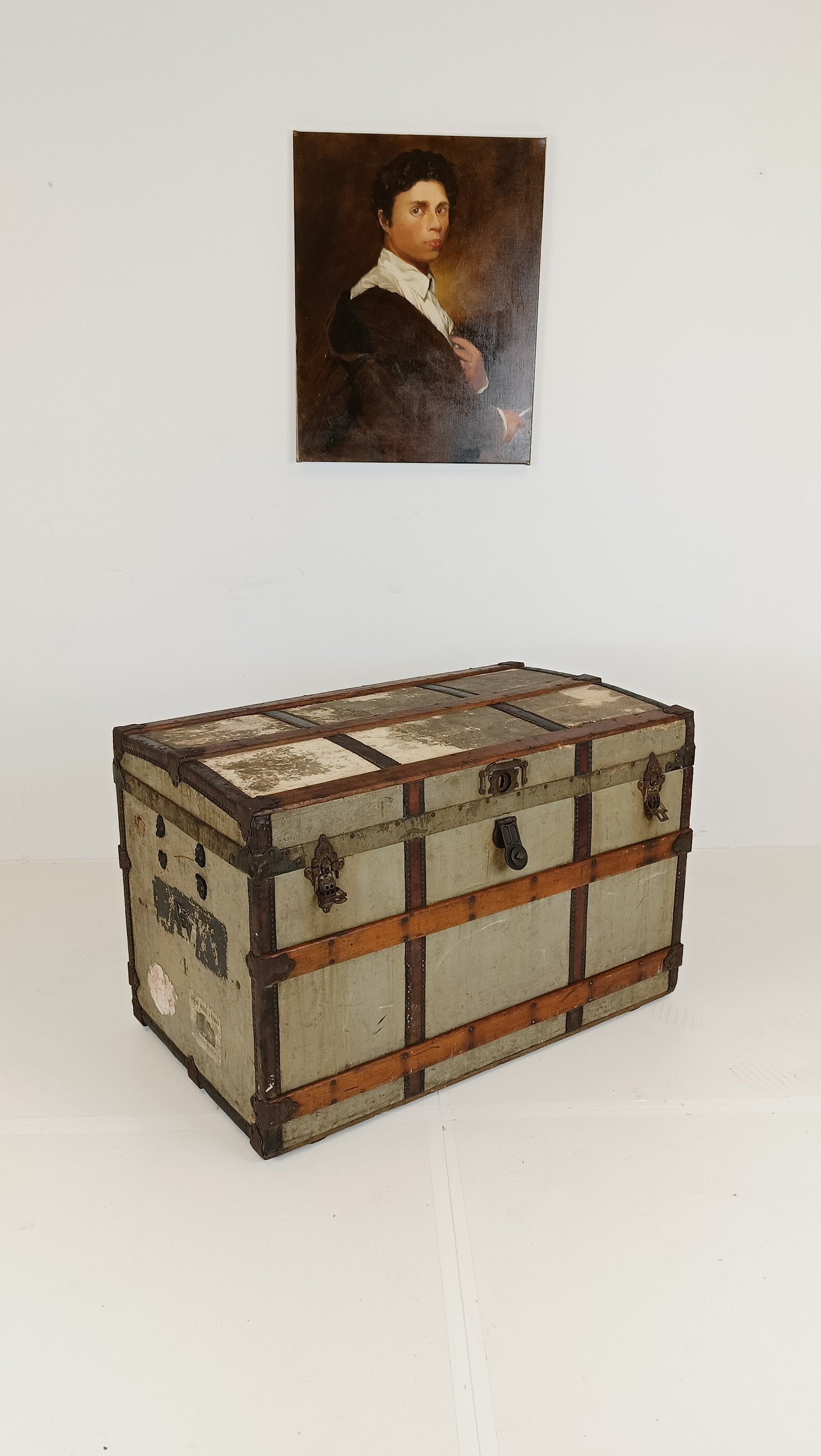 Initialed Crouch and Fitzgerald Trunk Initialed Crouch and Fitzgerald Trunk