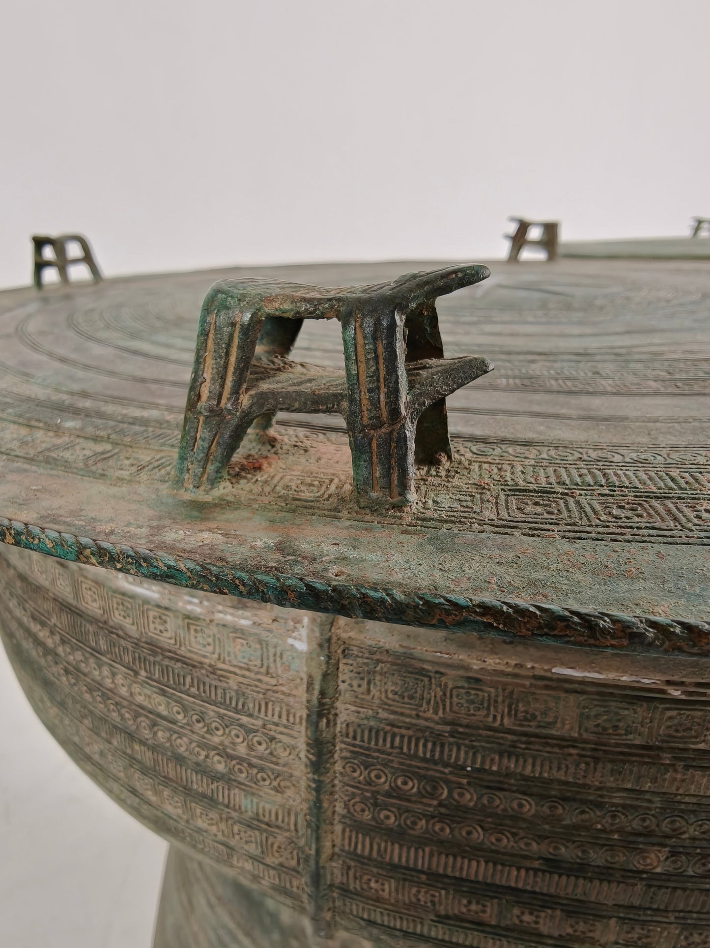 Large Southeast Asian Bronze Rain Drum (Sold Individually) Large Southeast Asian Bronze Rain Drum (Sold Individually)