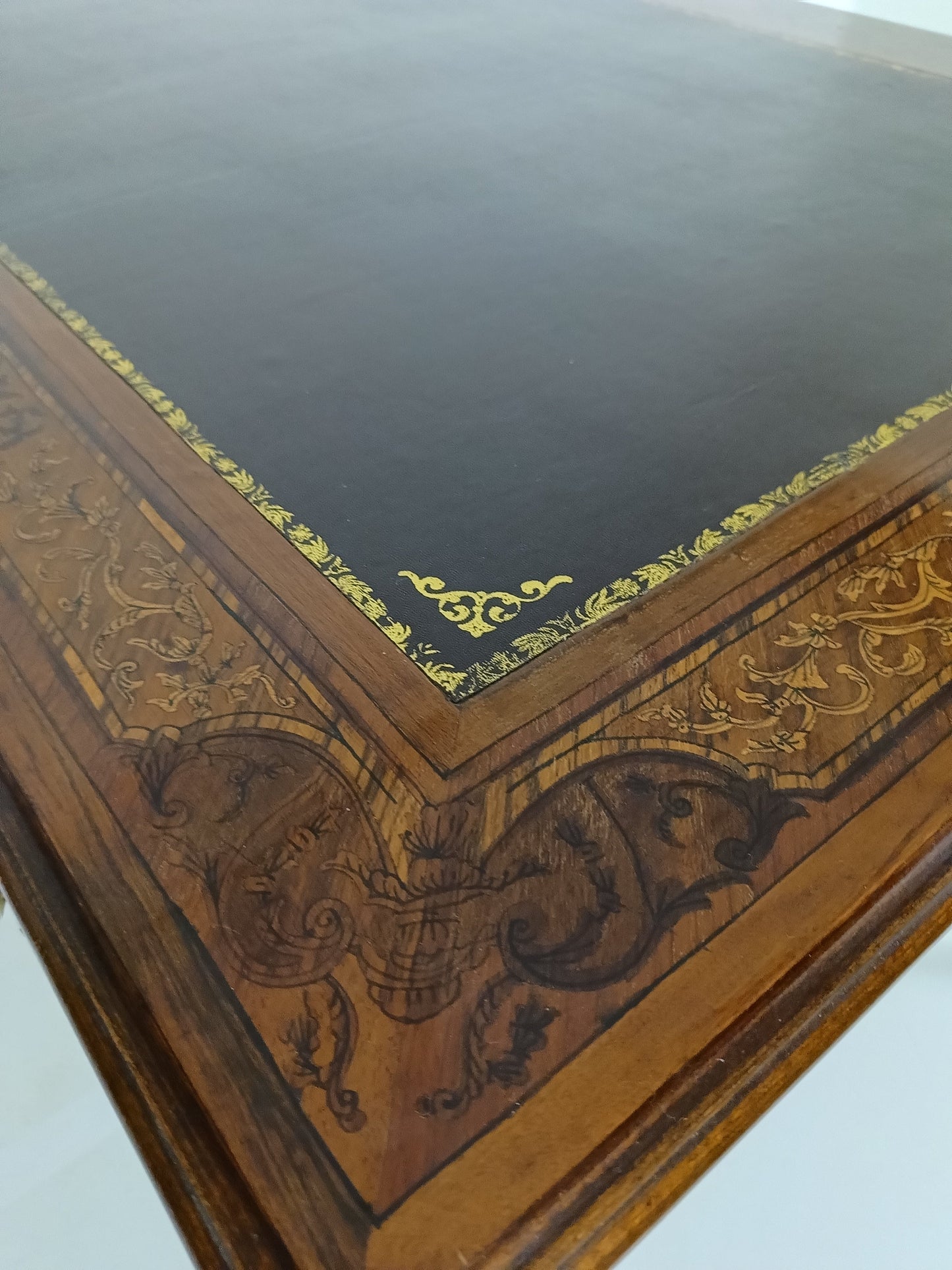 Louis XV Double-Sided Mahogany And Rosewood Flat Desk Louis XV Double-Sided Mahogany And Rosewood Flat Desk