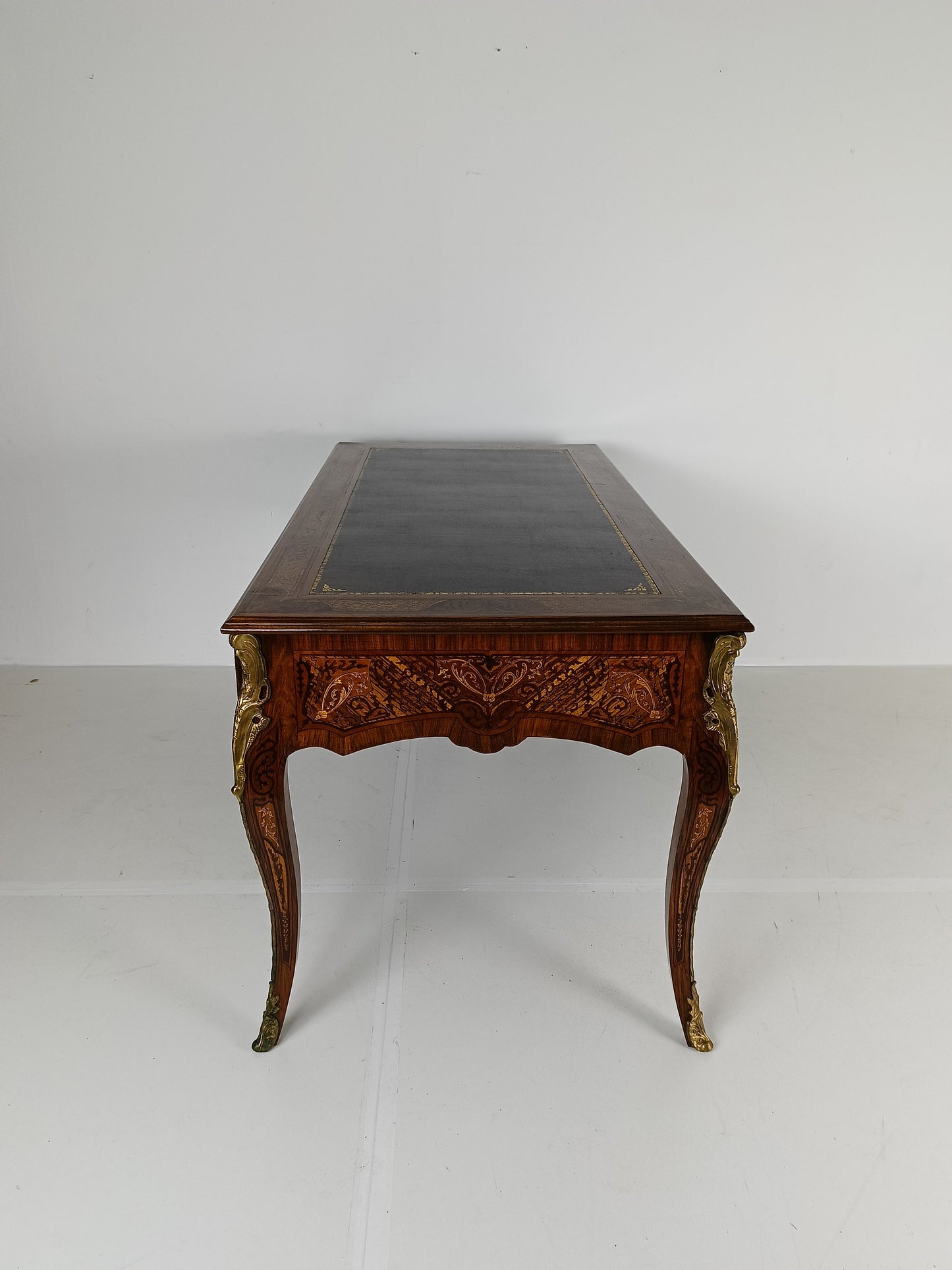Louis XV Double-Sided Mahogany And Rosewood Flat Desk Louis XV Double-Sided Mahogany And Rosewood Flat Desk