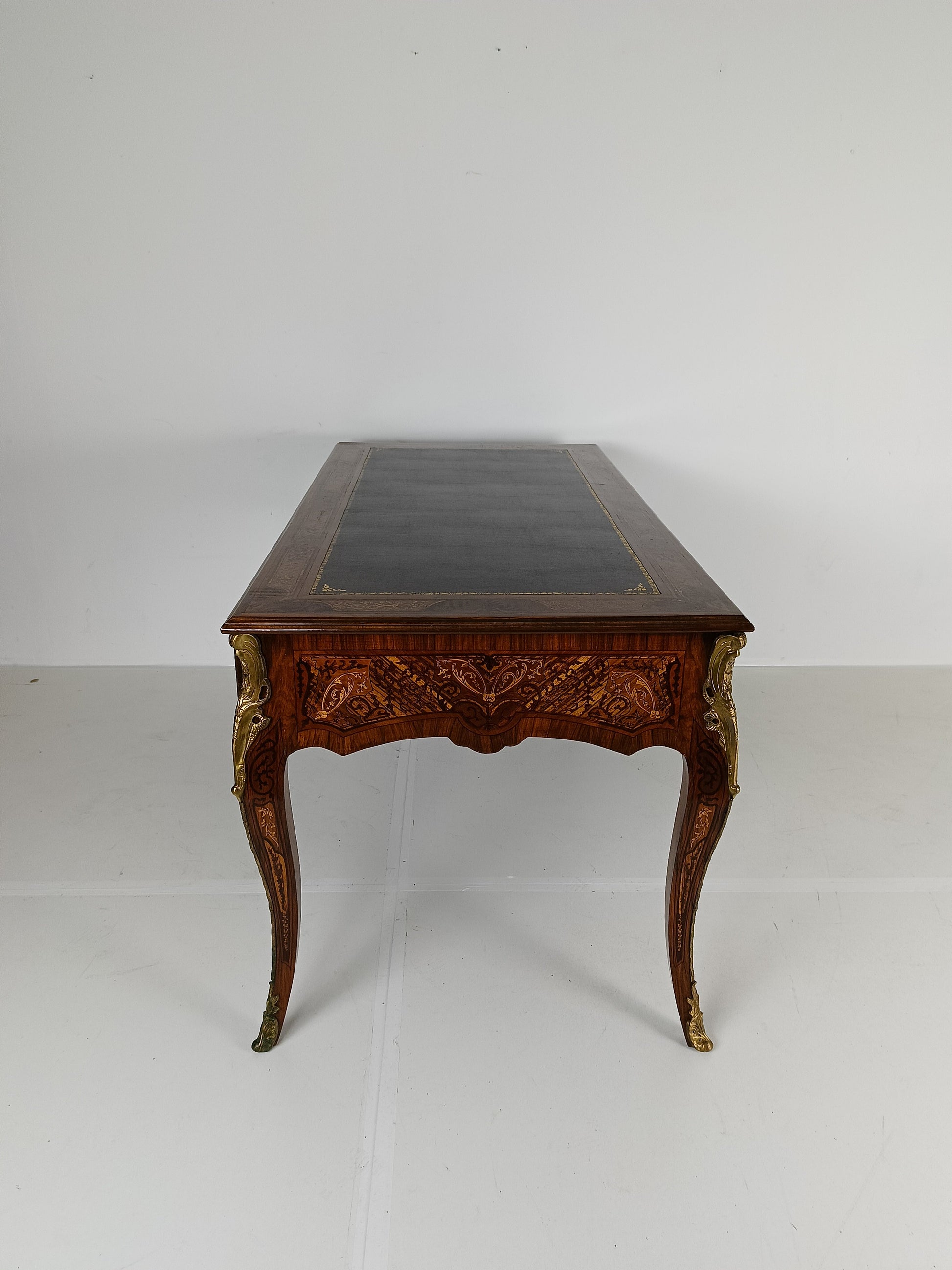 Louis XV Double-Sided Mahogany And Rosewood Flat Desk Louis XV Double-Sided Mahogany And Rosewood Flat Desk
