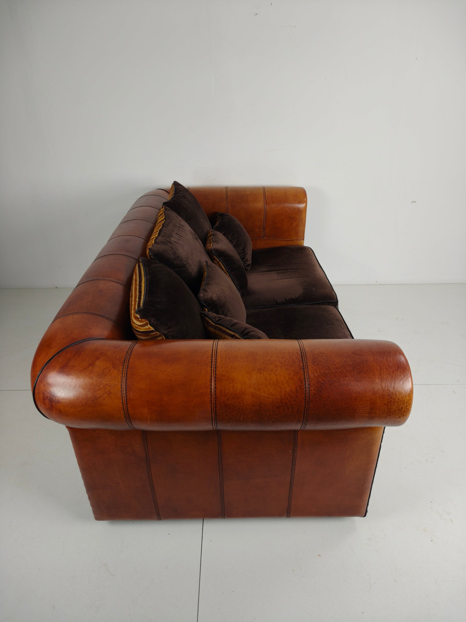 Luxury Handmade Sheepskin 2.5-Seater Sofa – by Lounge Atelier Luxury Handmade Sheepskin 2.5-Seater Sofa – by Lounge Atelier